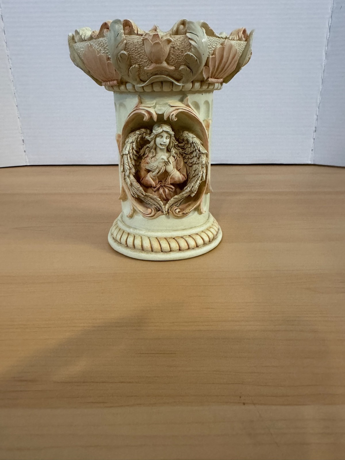 Great Gifts Victorian Style  Angel Pillar Candleholder