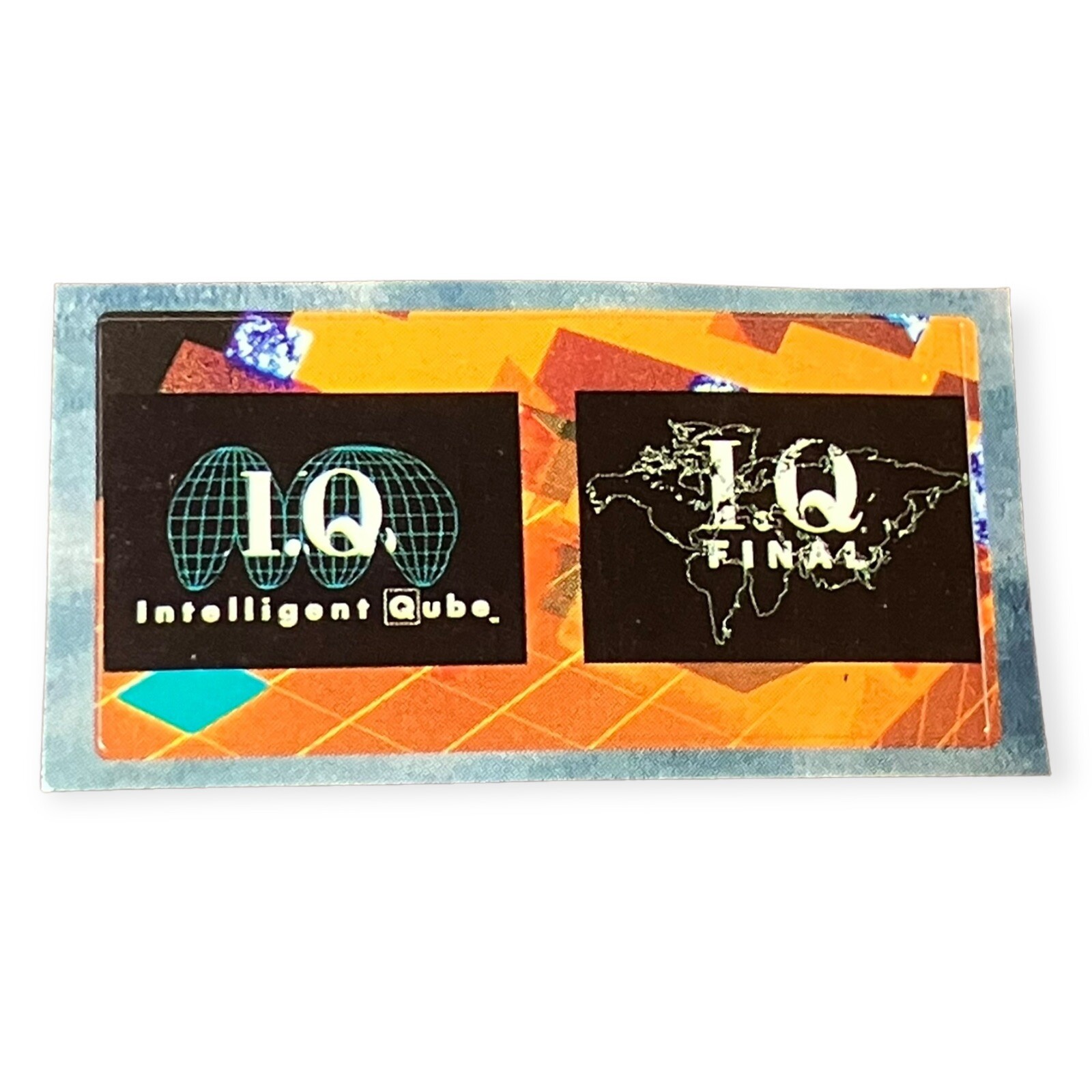 Sony PlayStation 1 PS1 I.Q.: Intelligent Qube Vintage Memory Card Sticker