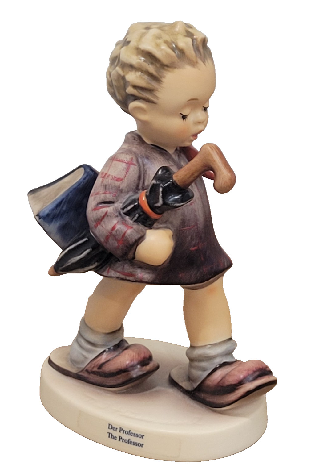 Hummel The Professor Figure 320/0 Goebel 1992 First Issue Boy Notebook Umbrella