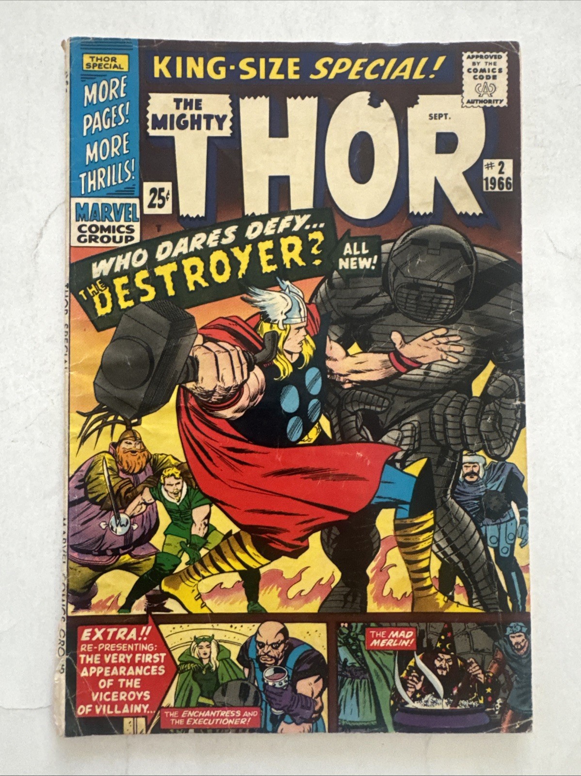 Thor King Size Special #2 (Marvel Comics  1966) Silver Age Annual Destroyer