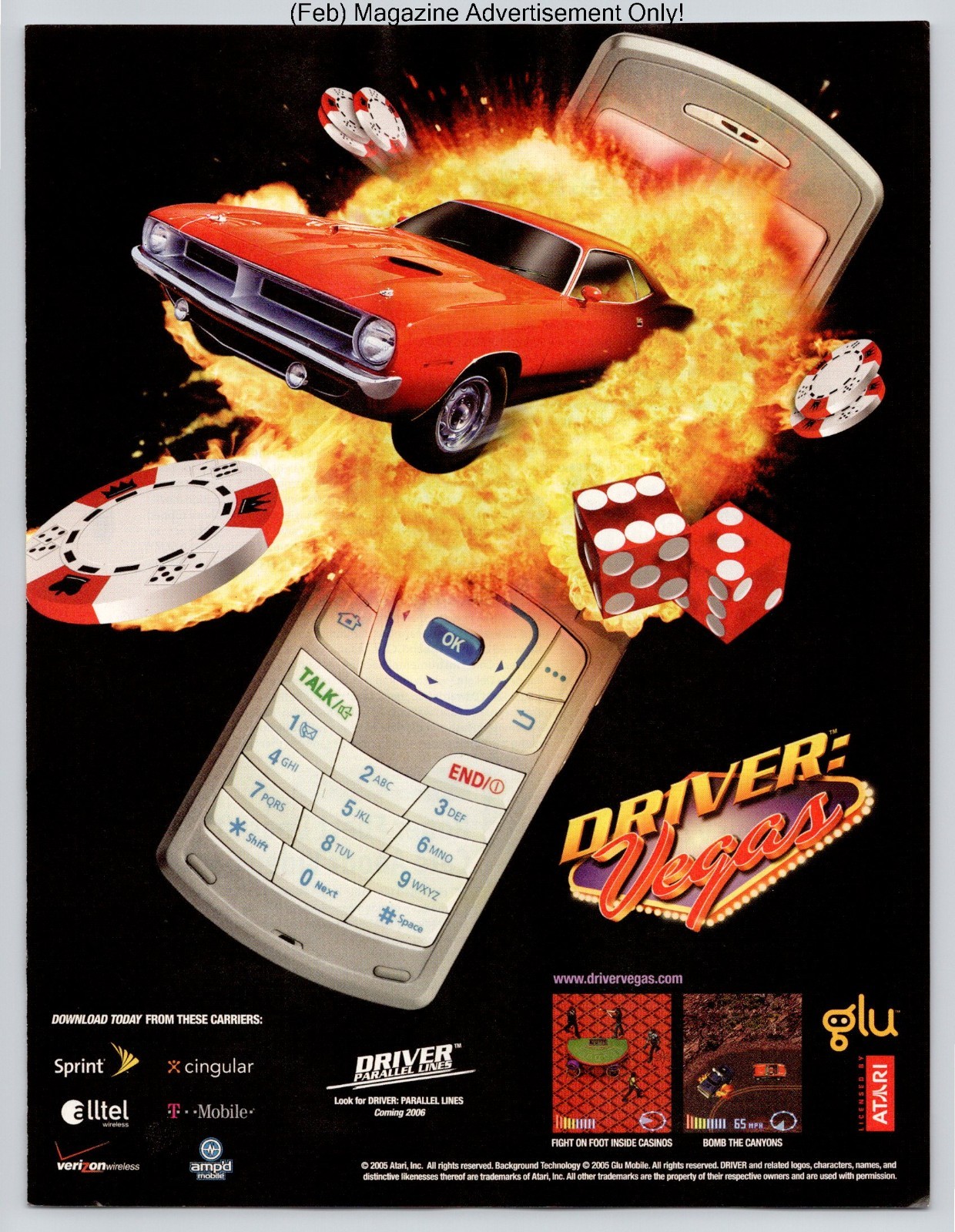 Driver Vegas mobile driving casino chaos 2006 Advertisement