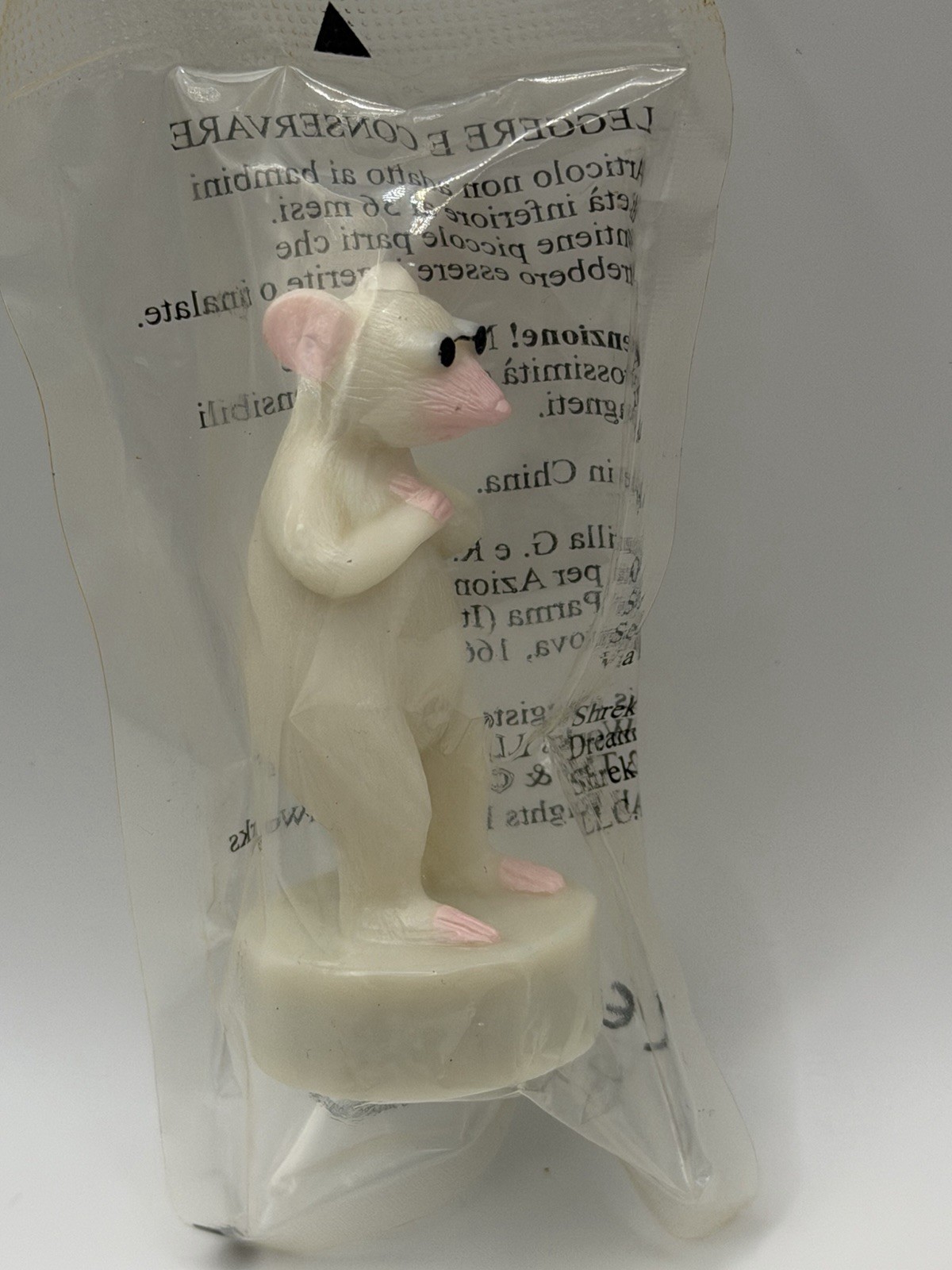 2004 Barilla Italy Shrek 2 Three Blind Mouse Figure MIP Sealed DreamWorks Rare