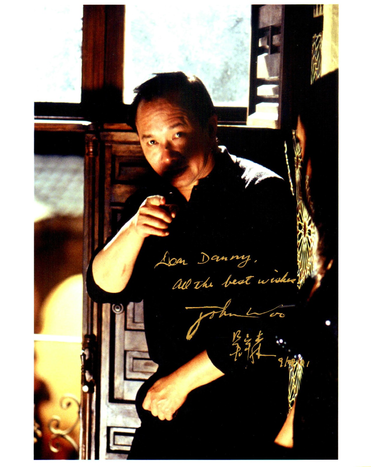 JOHN WOO - Director - Face/Off / Mission Impossible II - Autograph Photo