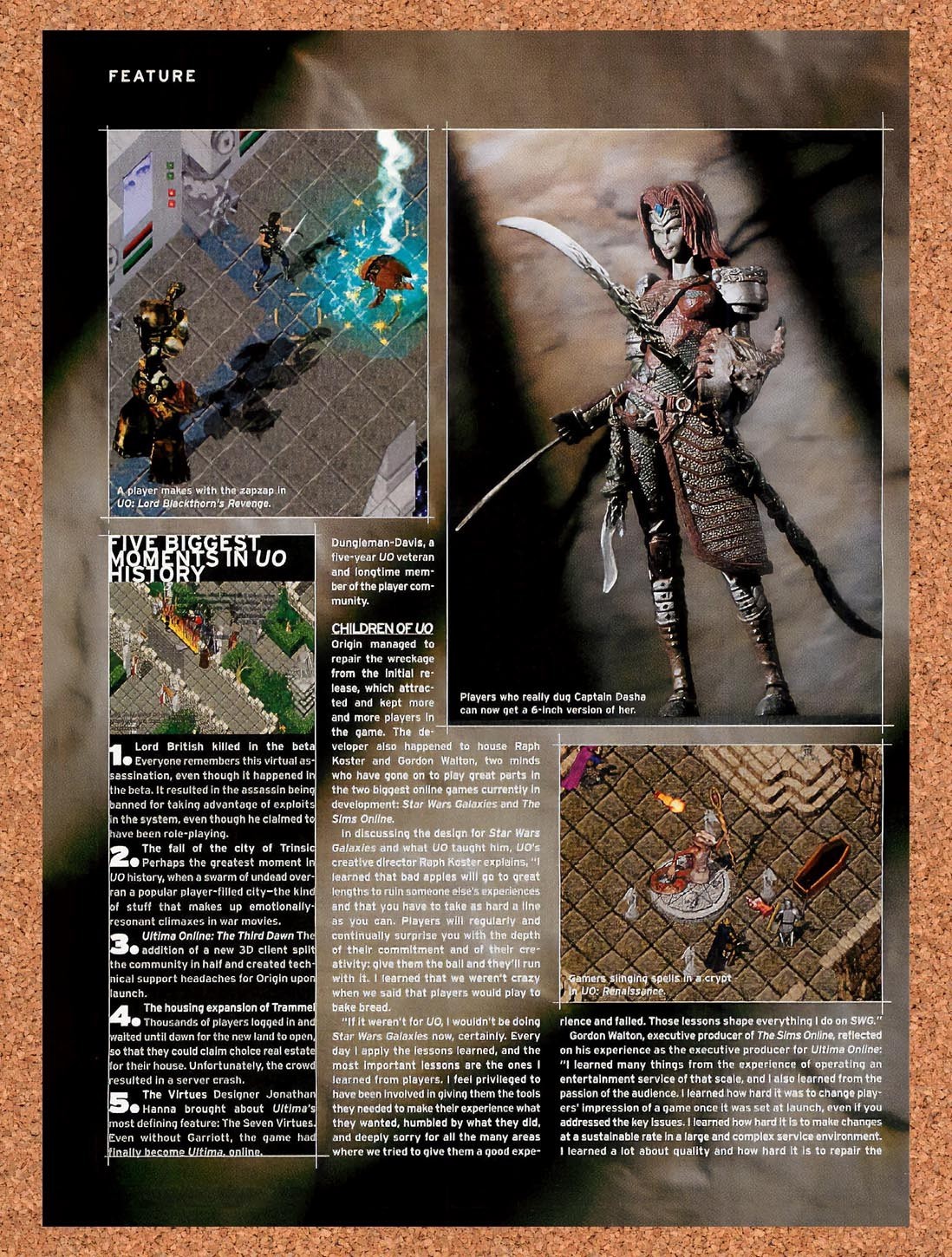 2002 Ultima Online Five Biggest Moments Original Advertisement / Promo vr4