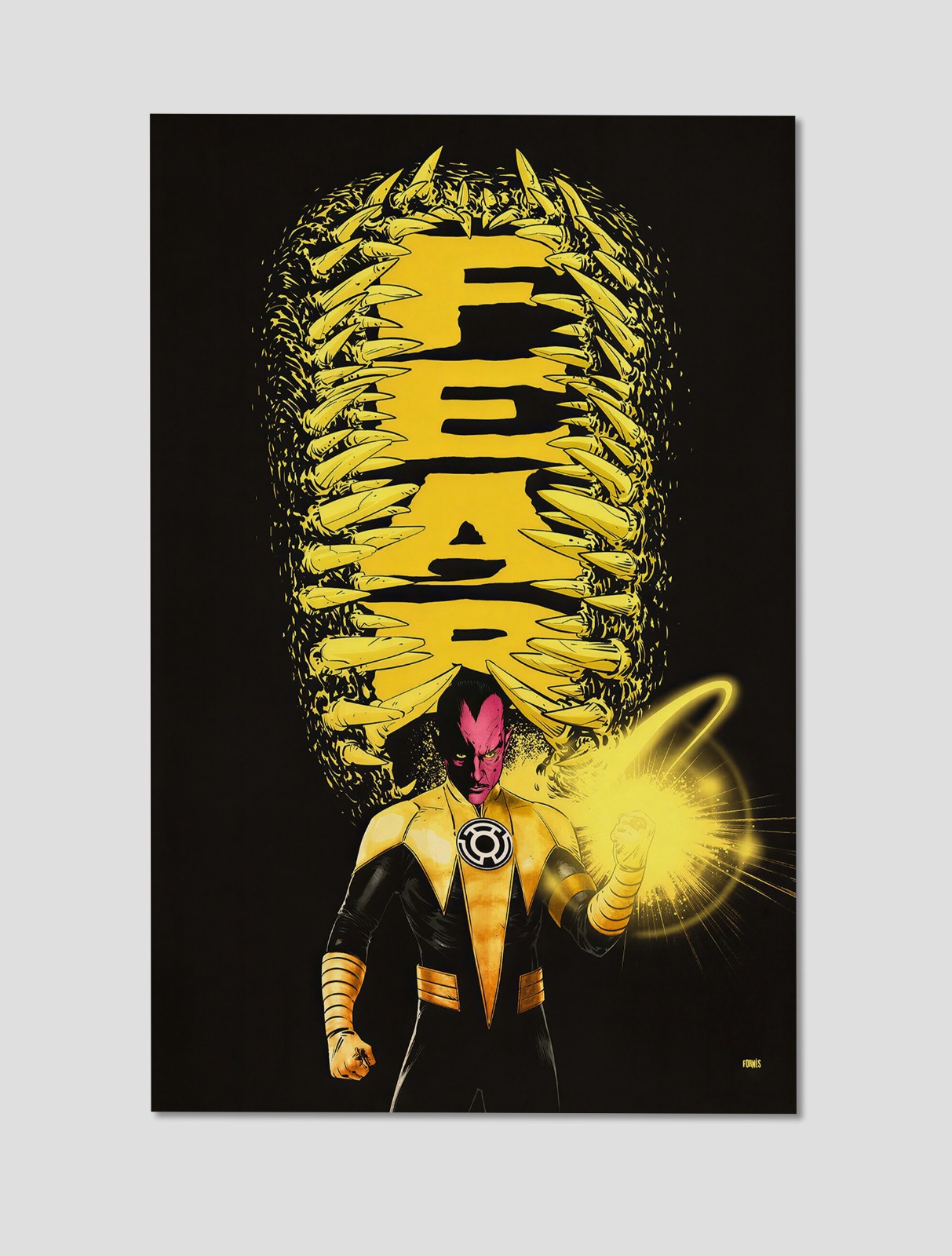 Sinestro Fear Corps Master Premium Giclee Print Poster 11x17 DC Comics Wall Art