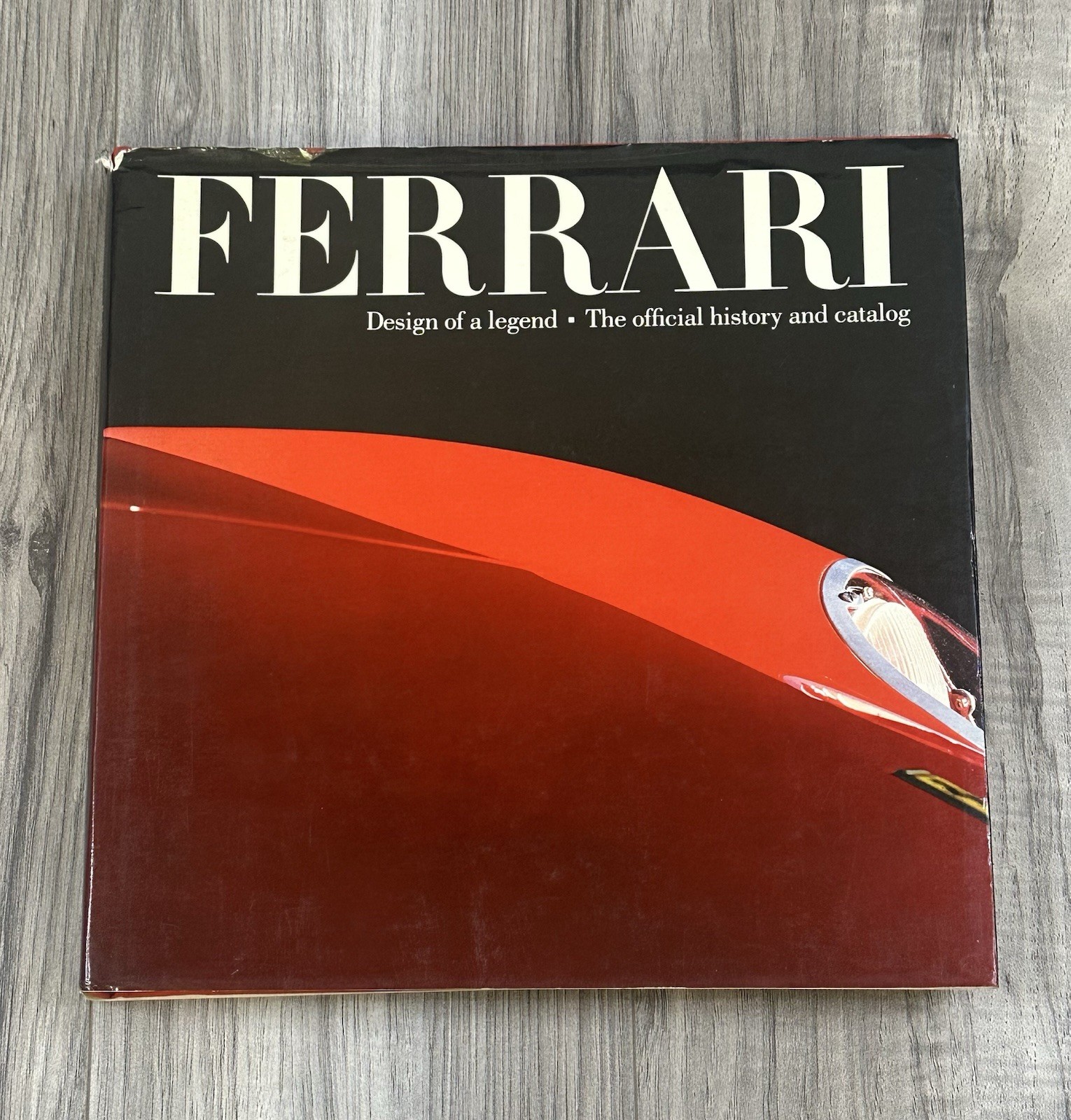 Ferrari Design of a Legend 1990 Official History Catalog Book Pininfarina Rare