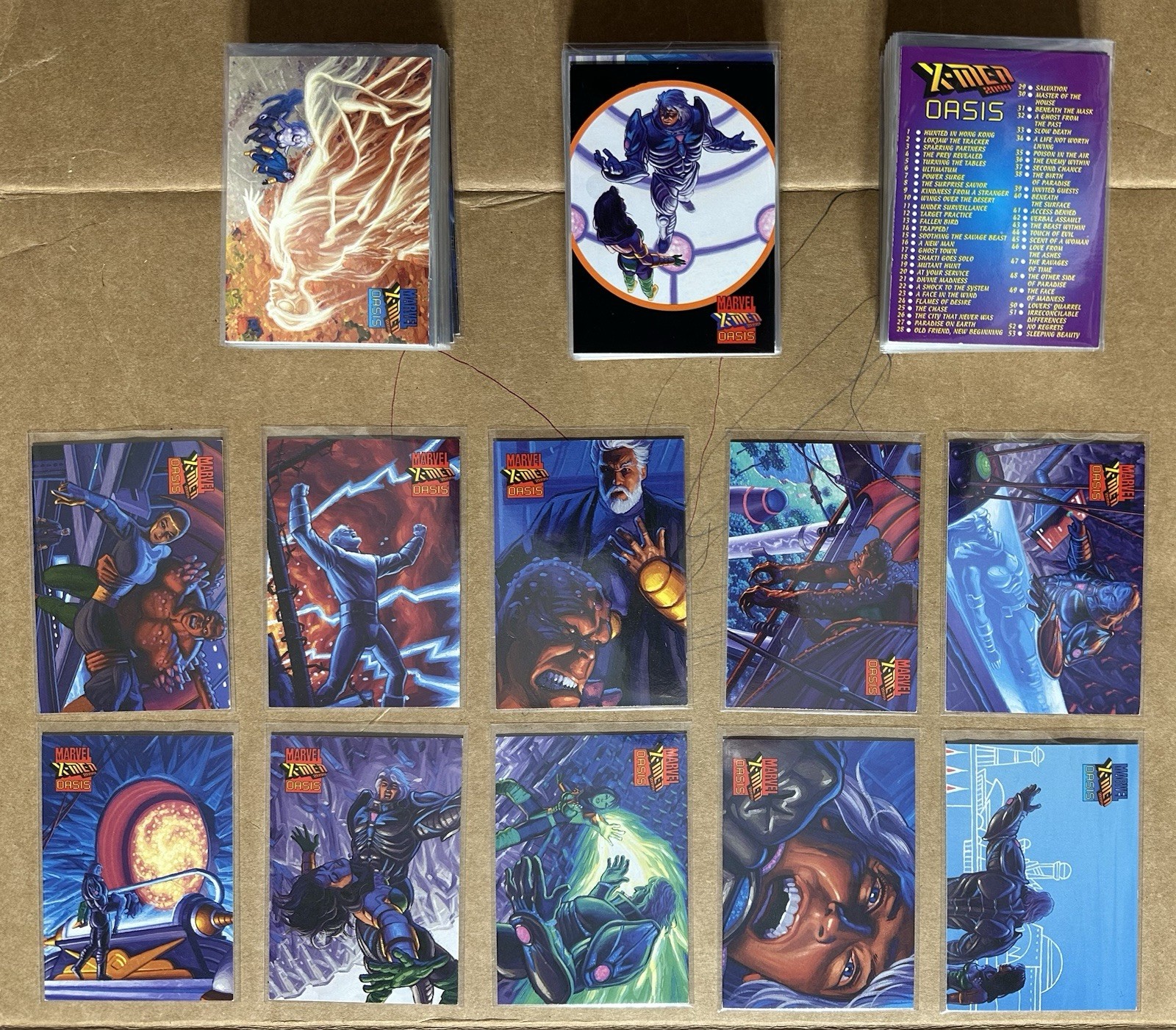 1997 X-Men 2099: Oasis, Complete Base Set, #1 - 90, EX