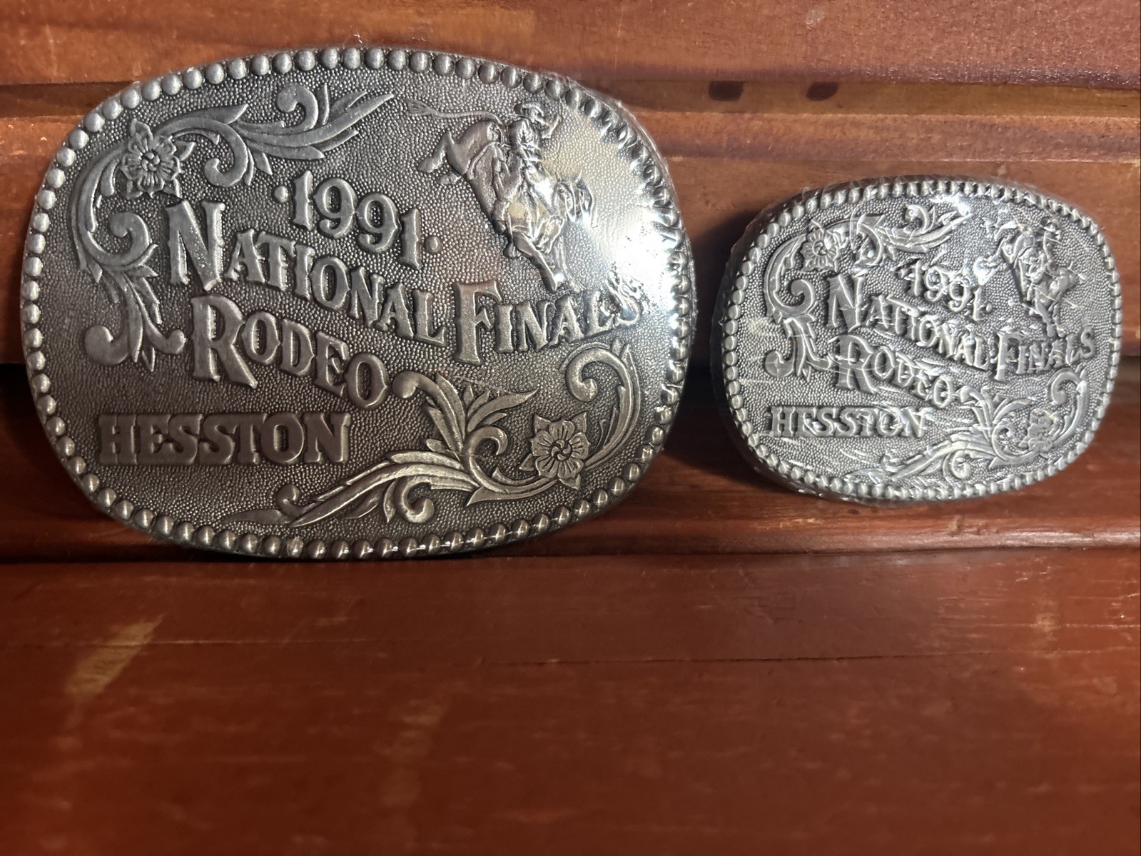 Hesston 1991 NFR Commemorative Series Limited Collector’s Buckle