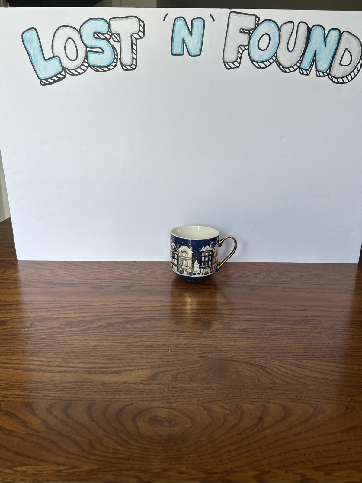 Anthropologie Holiday in the City/ London Ceramic Coffee Cup