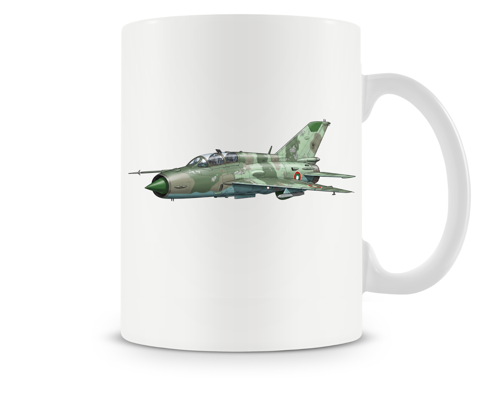 Mikoyan-Gurevich MiG-21U Ceramic Coffee Mug - 15oz.
