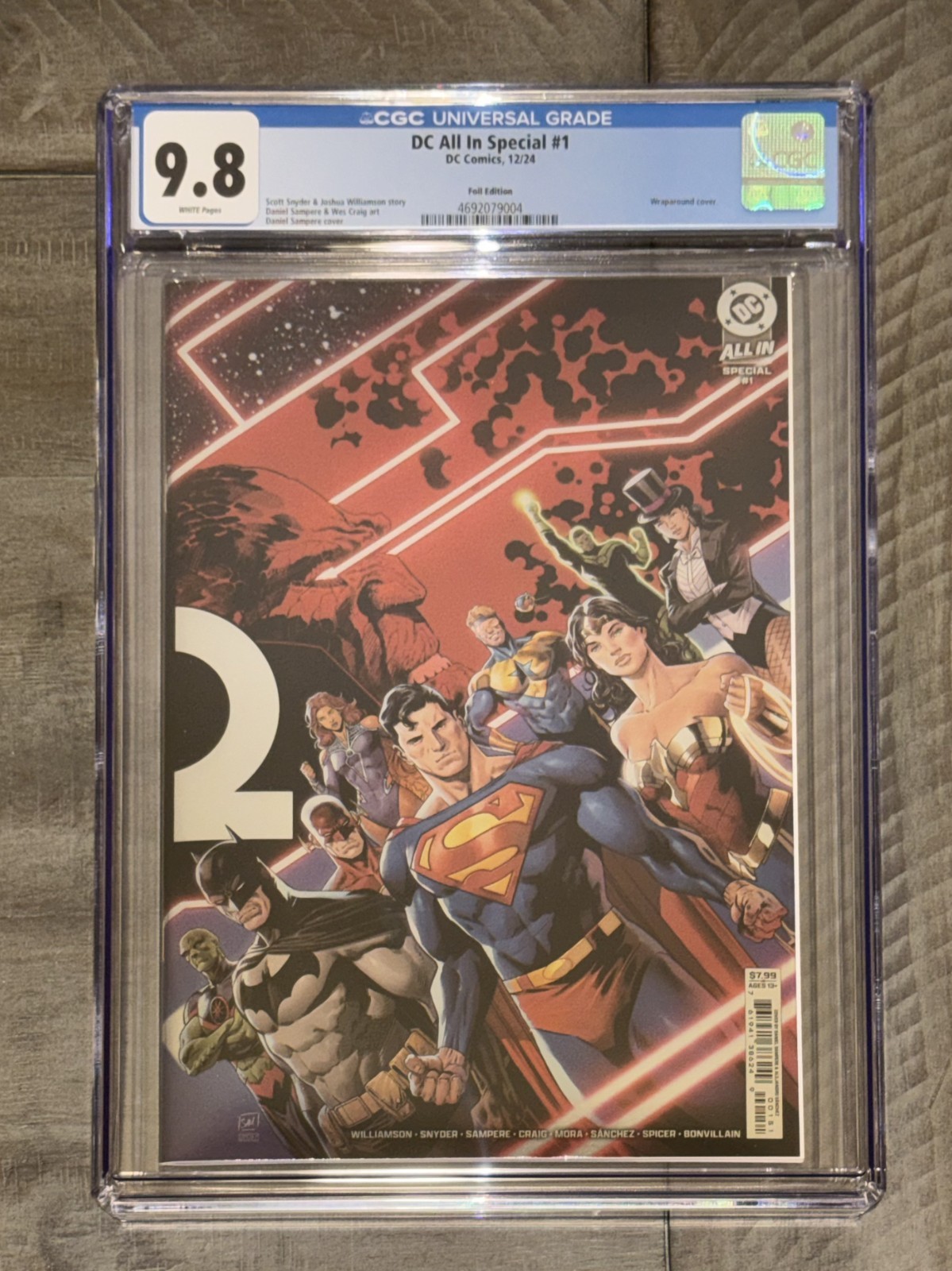 DC All In Special #1 Foil CGC 9.8  1st Absolute Batman Supe Wonder Woman