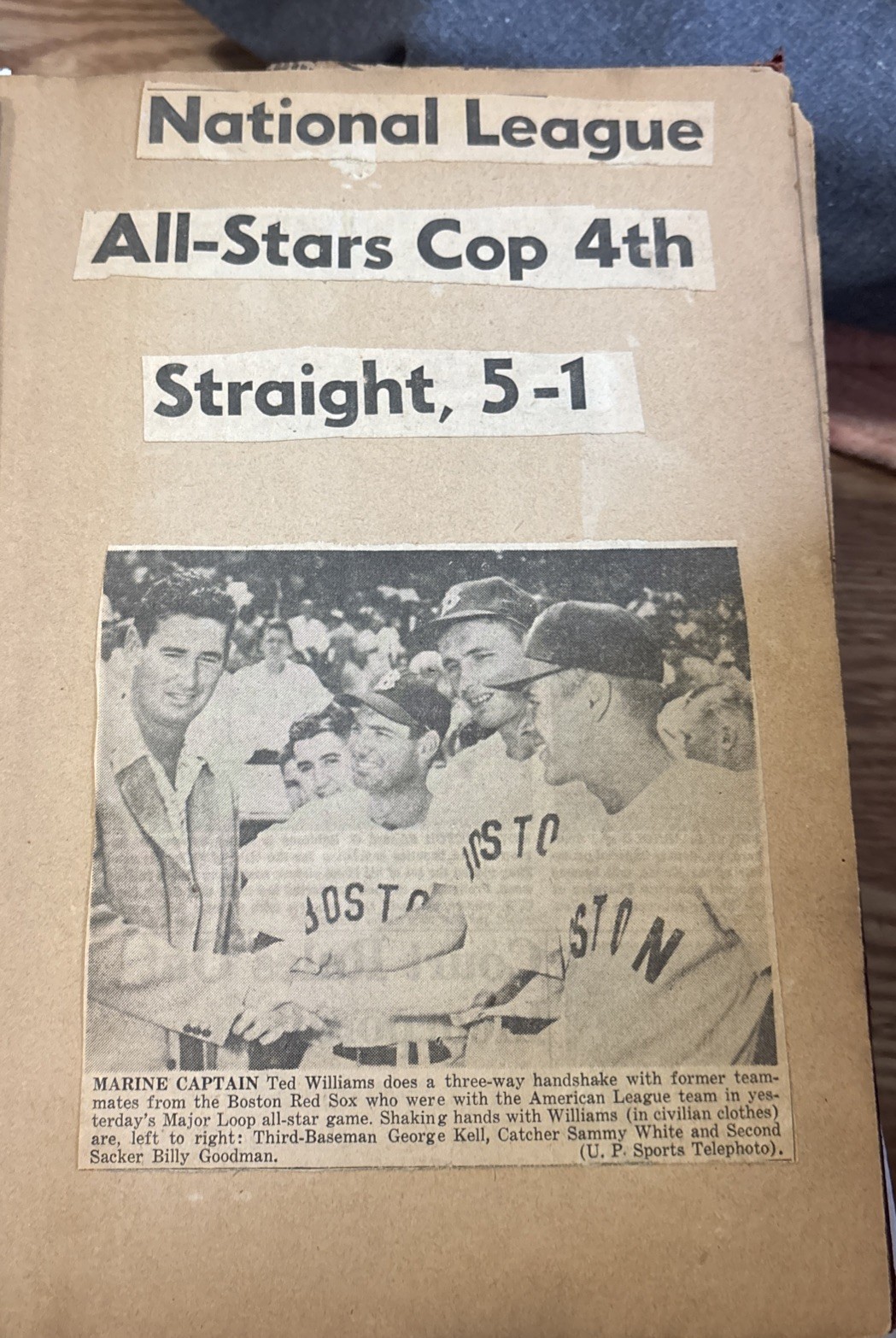 1945-1954 Charleston WV Scrapbook - Baseball Senators & 1945 WWII Atom Bomb