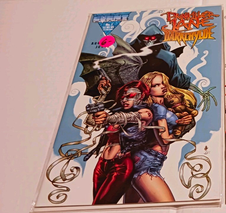 Painkiller Jane / Darkchylde #1 Event Comics 1998 Quesada Palmiotti Augustyn