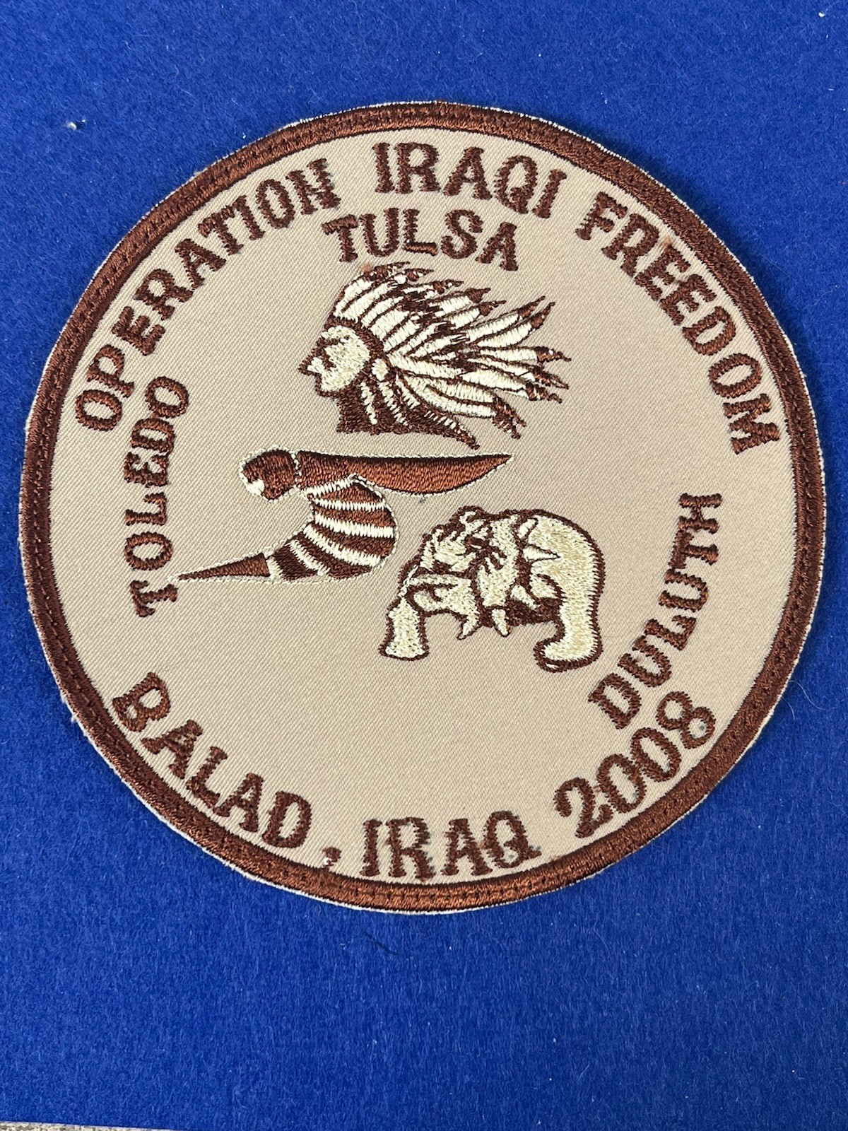 Operation Iraqi Freedom Toledo Tulsa Duluth Balad 2008