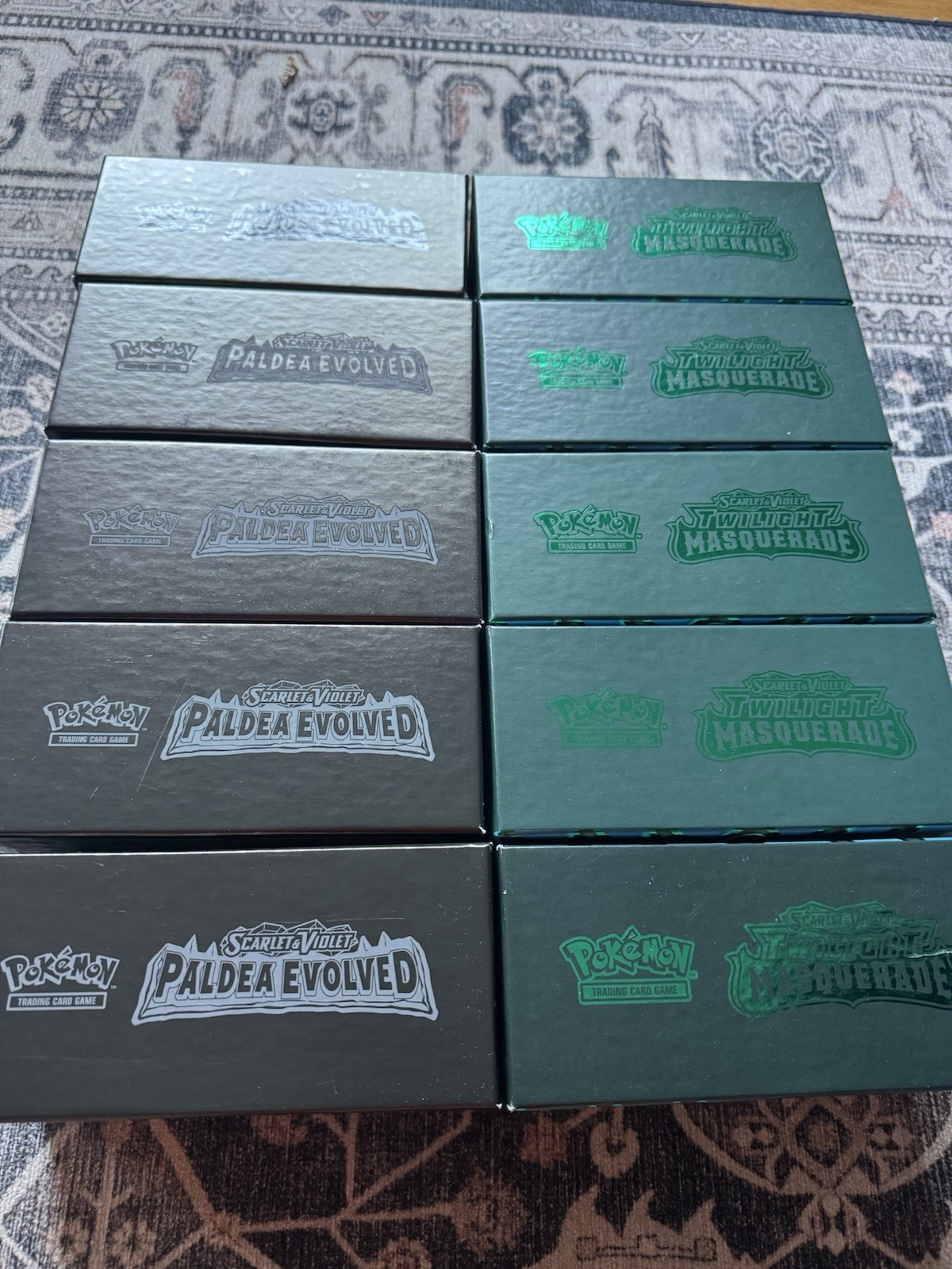 **EMPTY BOX** Pokémon Twilight Masquerade Paldea Evolved Elite Trainer Empty Box