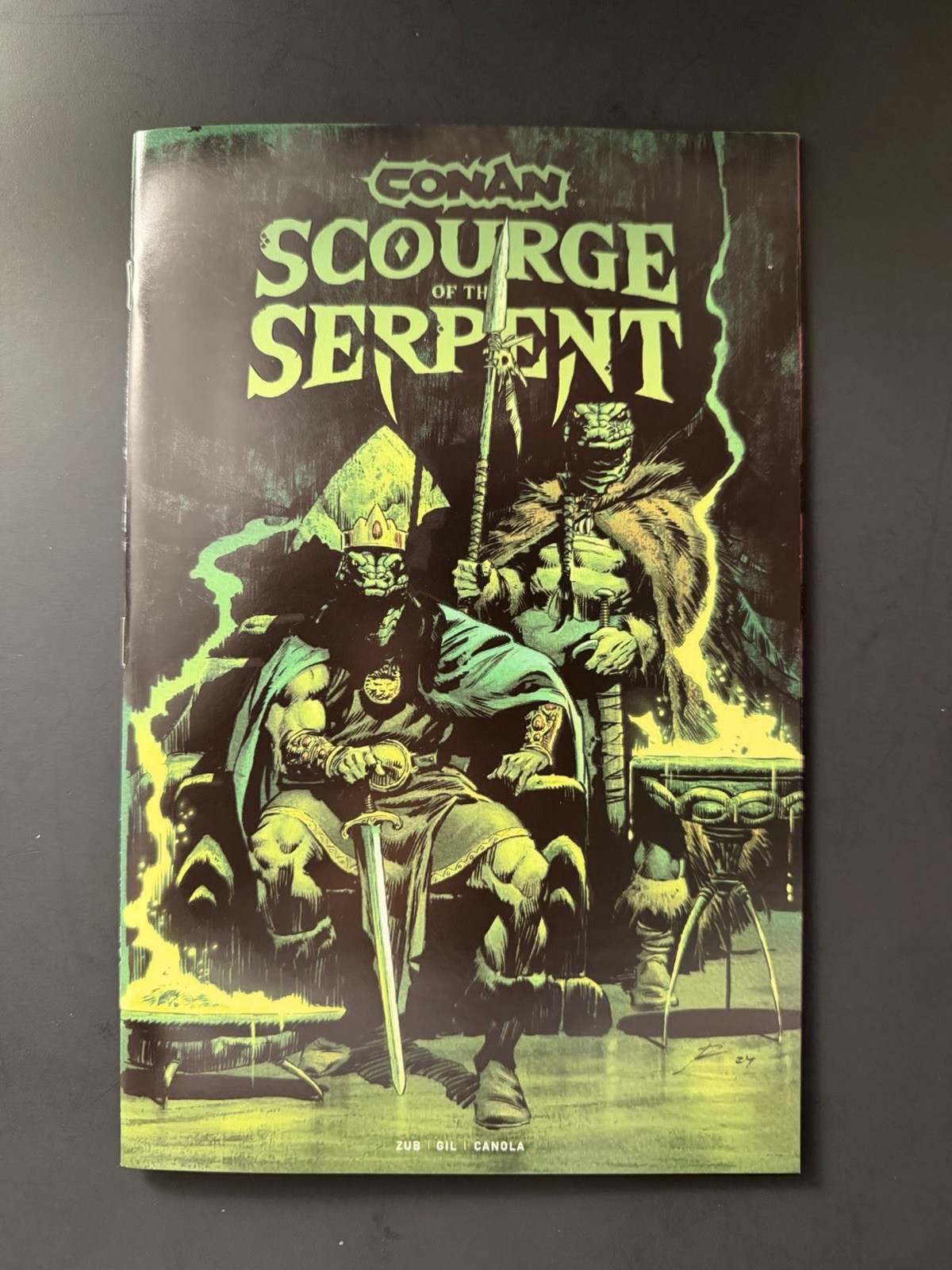 Conan the Barbarian: Scourge of the Serpent #1 Glow in the Dark Cover NM
