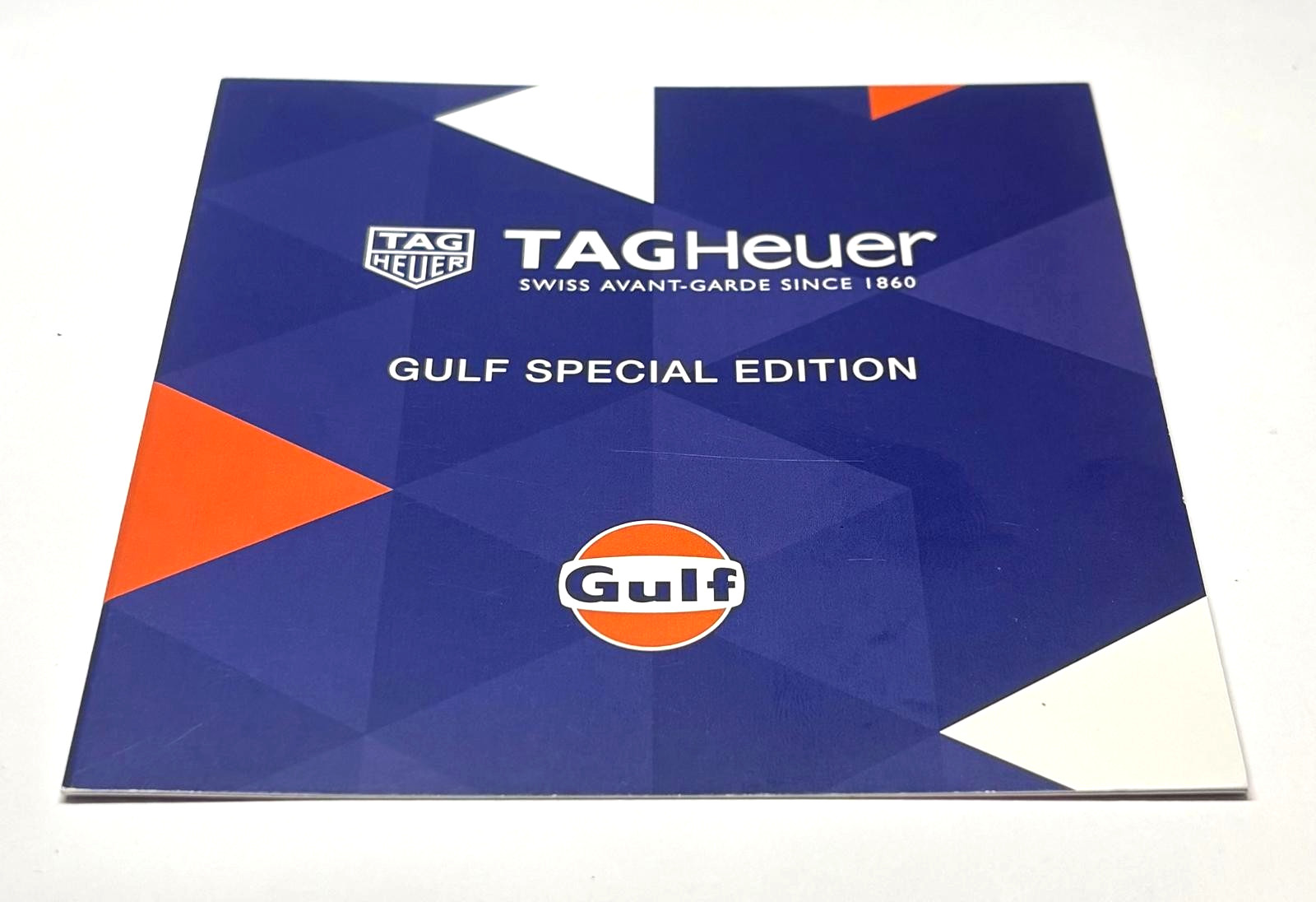 Tag Heuer Formula 1 Gulf Edition Watch Pamphlet Booklet CAZ101N.FC8243 Authentic
