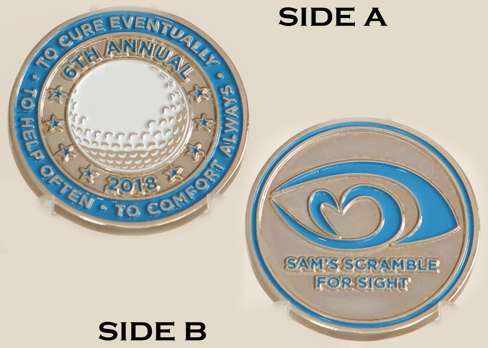 Sam's Scramble For Sight 2018 Golf Challenge Coin  3#C