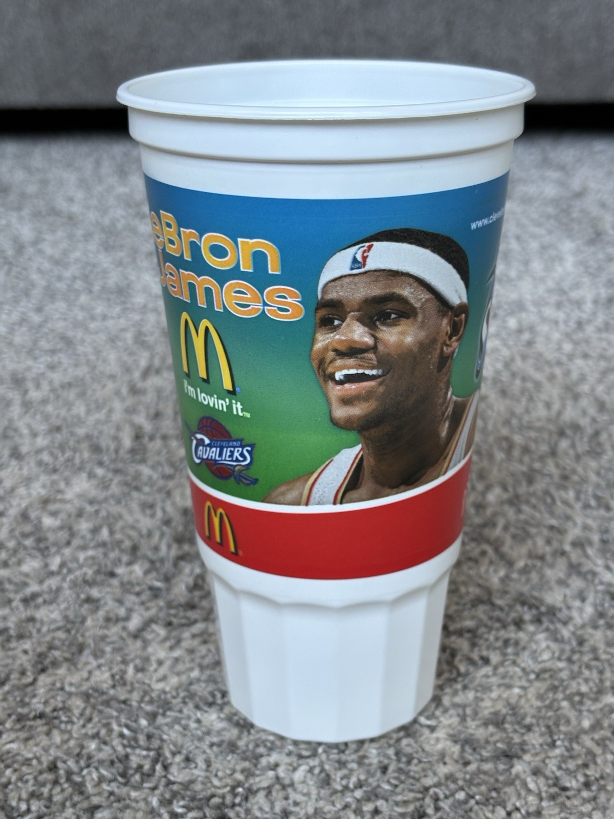 LEBRON JAMES 2004 MCDONALD’S COCA COLA SPRITE PROMO COLLECTOR CUP RARE