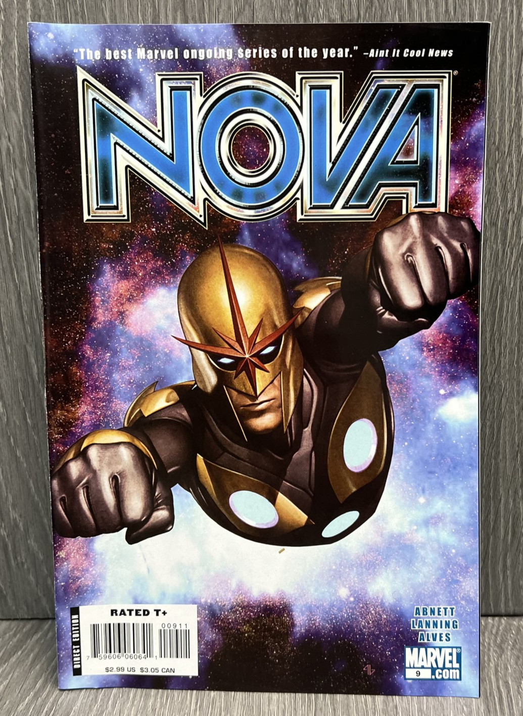 Nova #9 Marvel Comics Abnett Lanning Alves 2008 Direct Edition