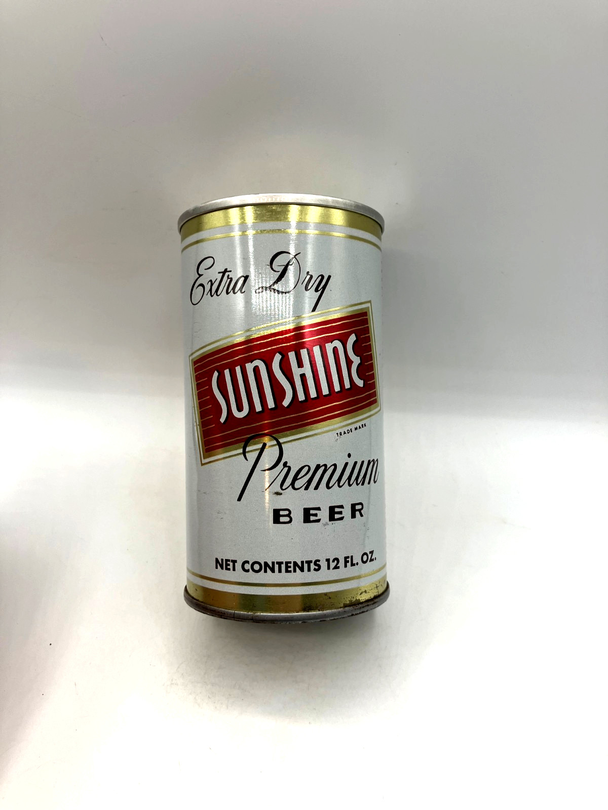 MINTY 12oz * SUNSHINE * Premium BO\'d SS 60\'s Tab Beer Can Sunshine Reading Pa.