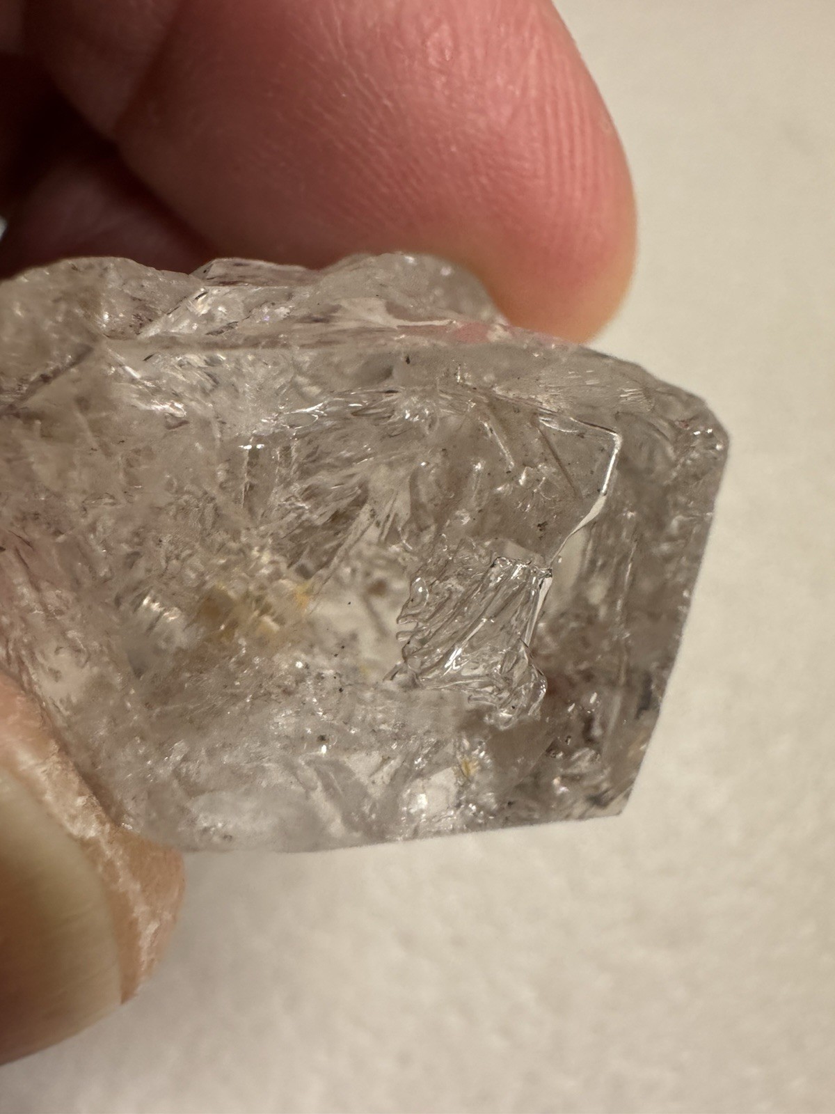 7796 Window Fenster Quartz Crystal Skardu, Pakistan 1.0”T 1.9”W 1.5”L 1 Oz.