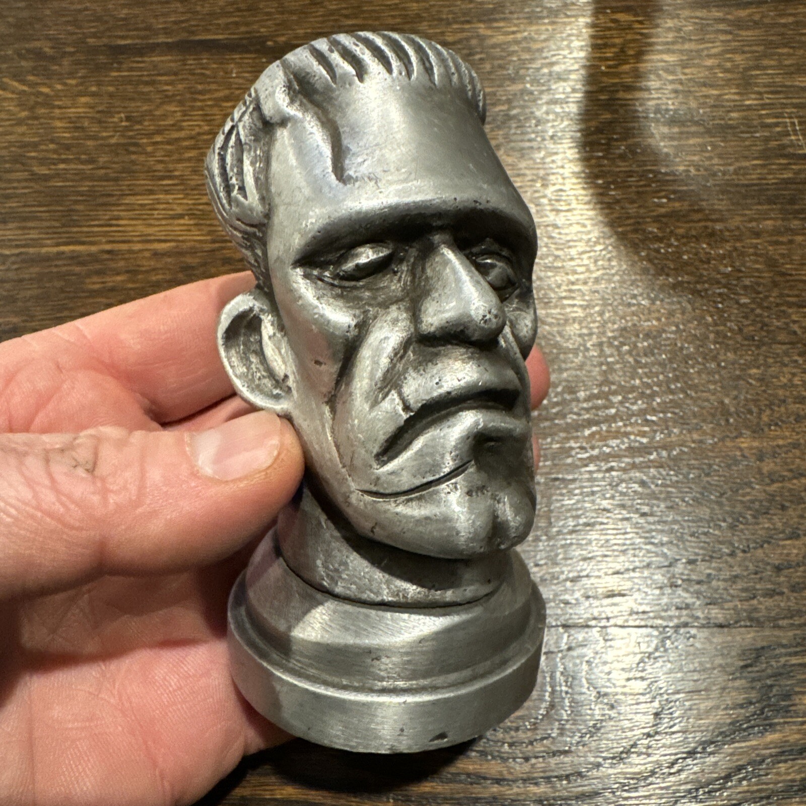 Frankenstein Bottle Opener Solid Metal Mad Scientist Collector Patina GIFT 1+LBs