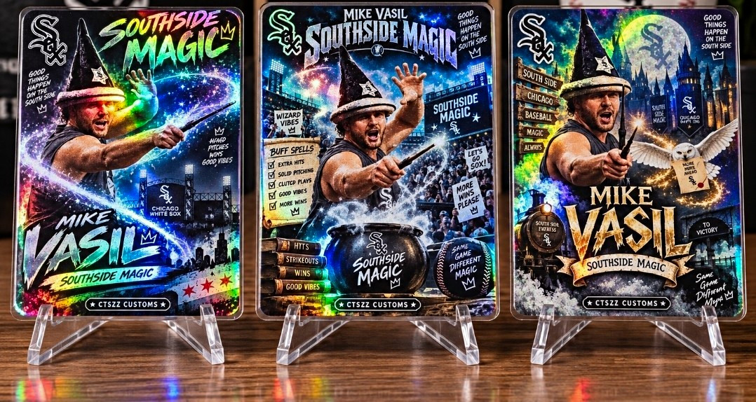 Mike Vasil Southside Magic Card CTSZZ Customs Chicago White Sox