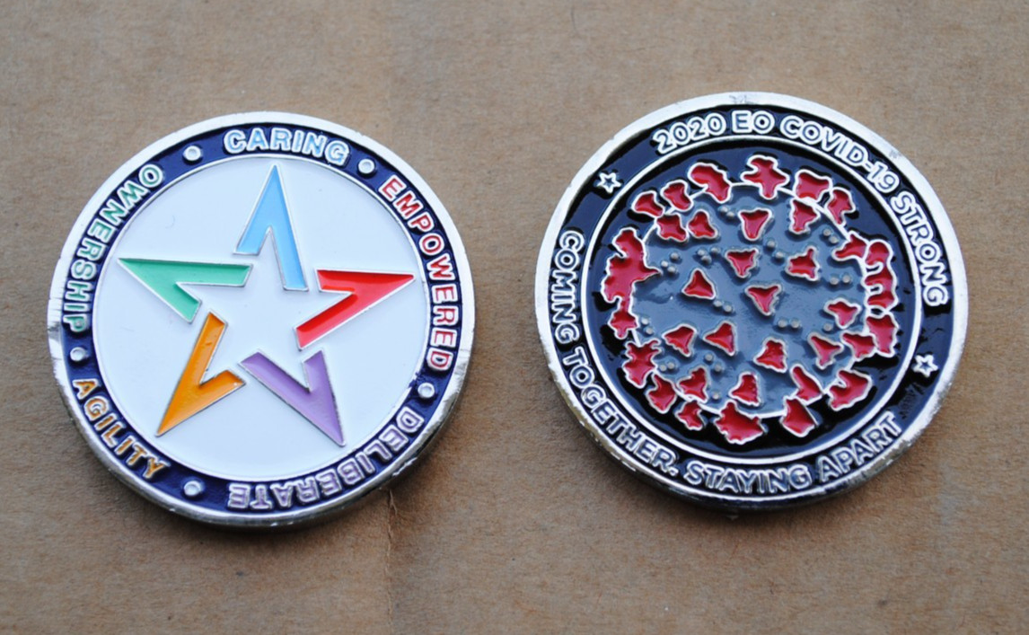 2020 Covid-19 Challenge Coin 1-1/2