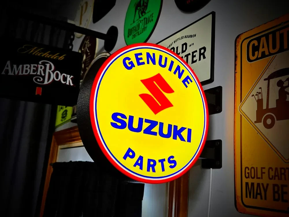 Suzuki Parts Style Double-Sided LED Wall Sign 9\