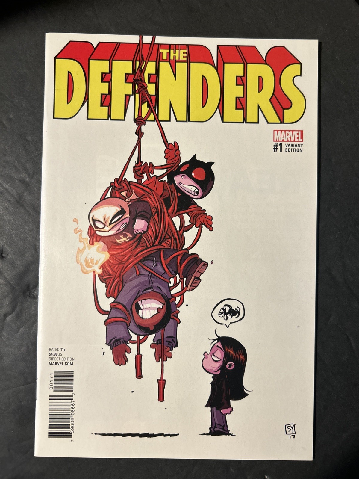 The Defenders #1 Skottie Young Variant NM Marvel Comics 2017 CSN 14B