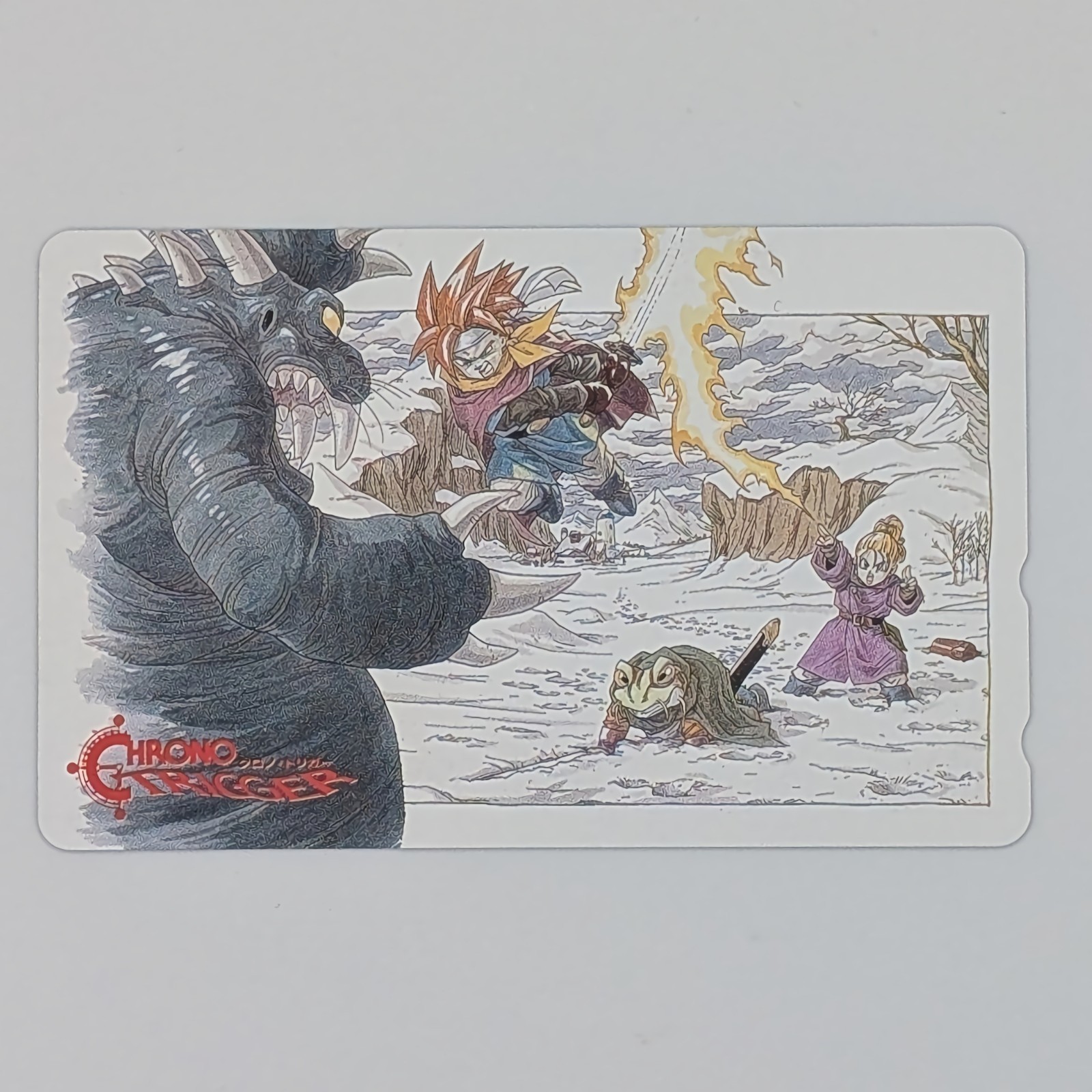 Chrono Trigger Square Enix Crono Marle Frog Akira Toriyama Telephone Card 1995