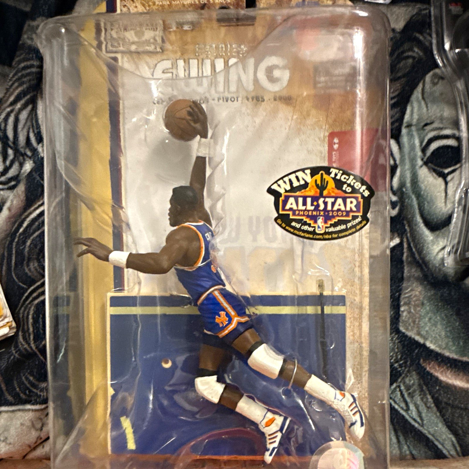 McFarlane Toys NBA Legends Patrick Ewing New York Knicks All-Star Figure
