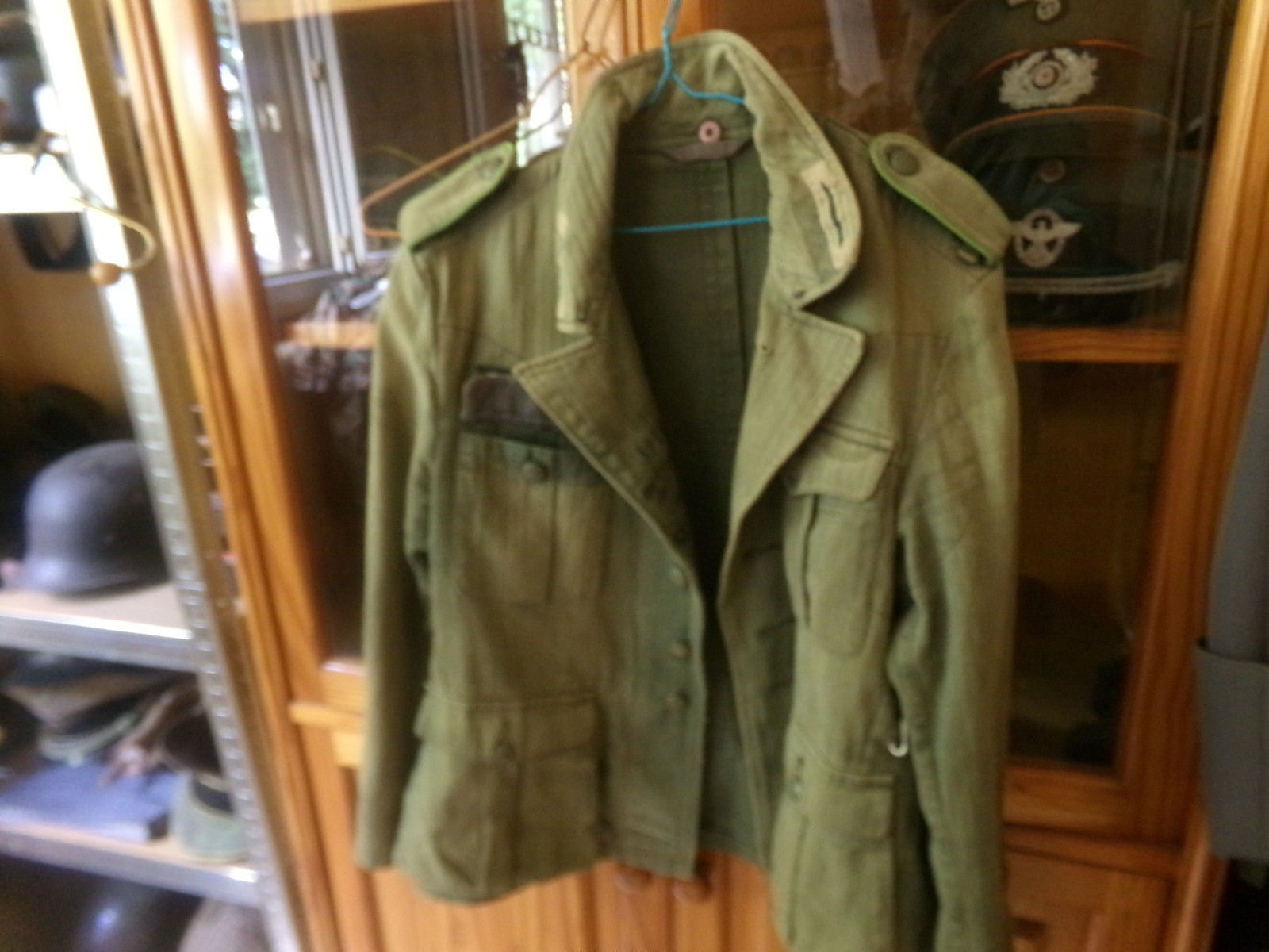 very rare panzer grenadier drillich jacket with markings perfect condition 1944