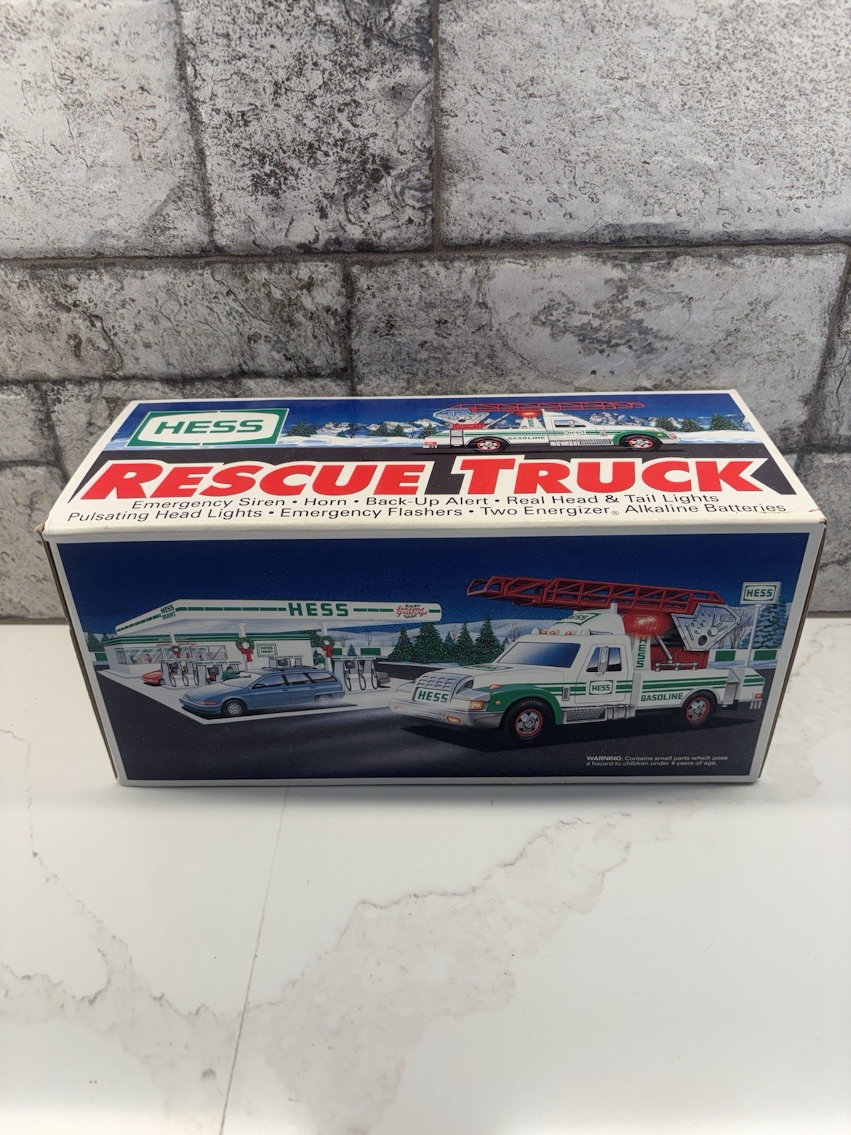Vintage 1994 HESS Emergency Rescue Collectible Toy Truck - New IN BOX