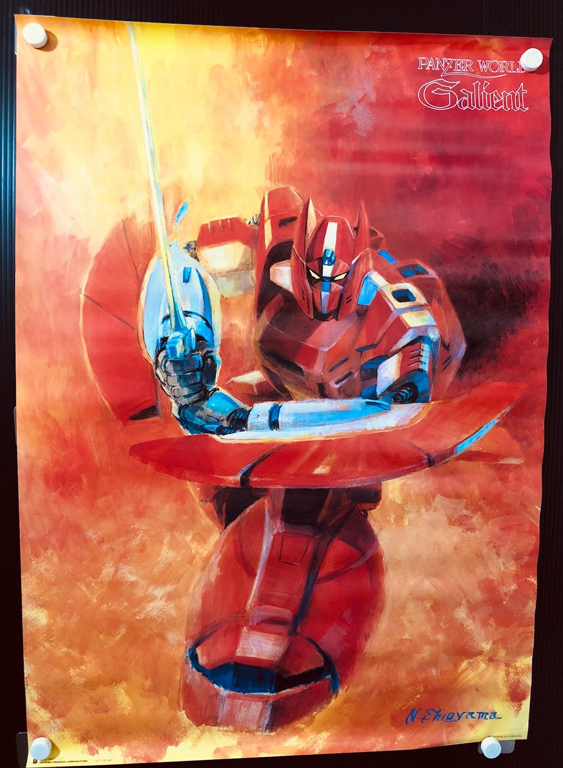 Panzer World Galient : 1998 Sunrise LD Memorial-Benefits Poster (Roll:NM 20×29in