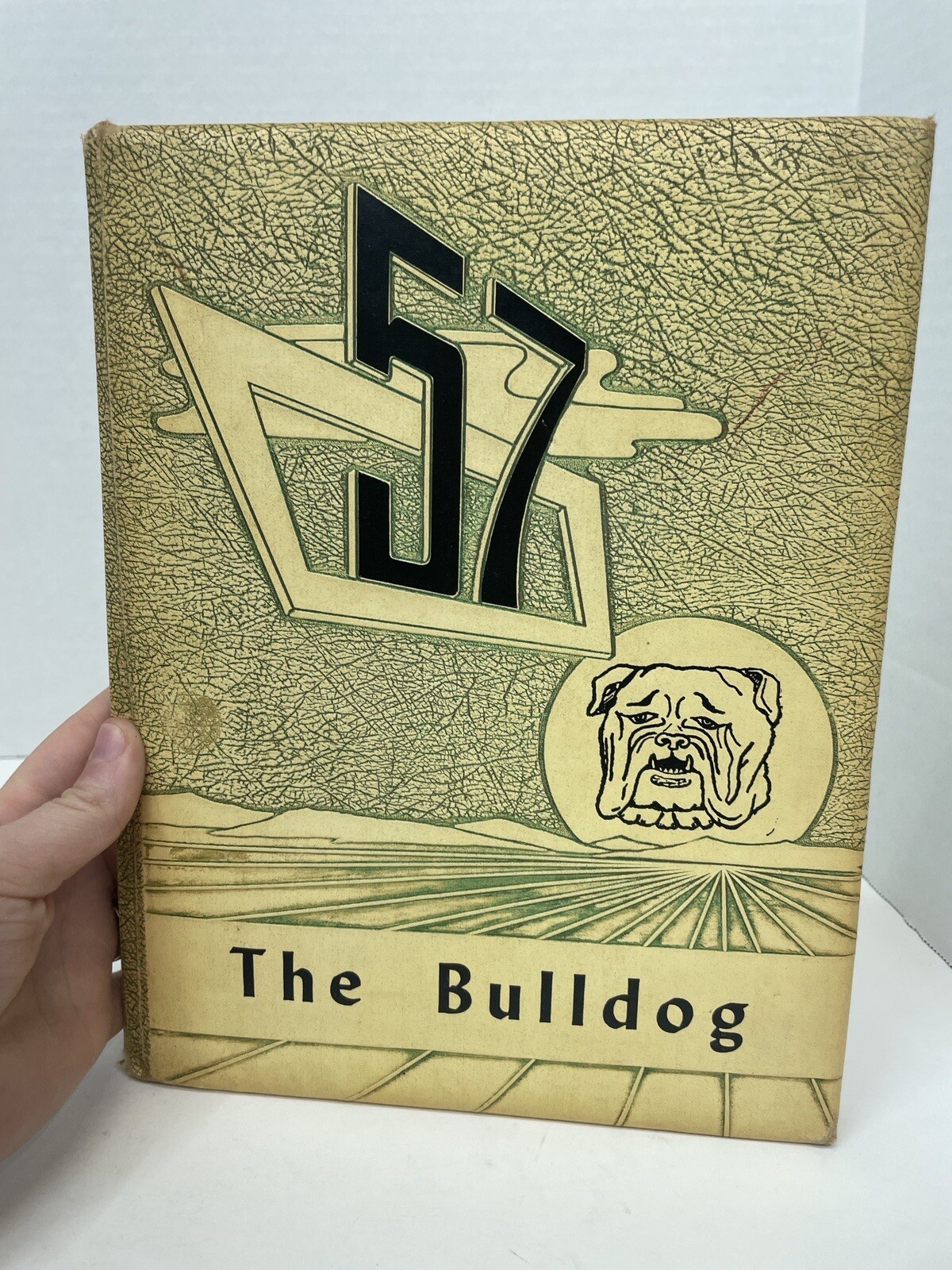 Broaddus high school Texas yearbook 1957 Bull Dog