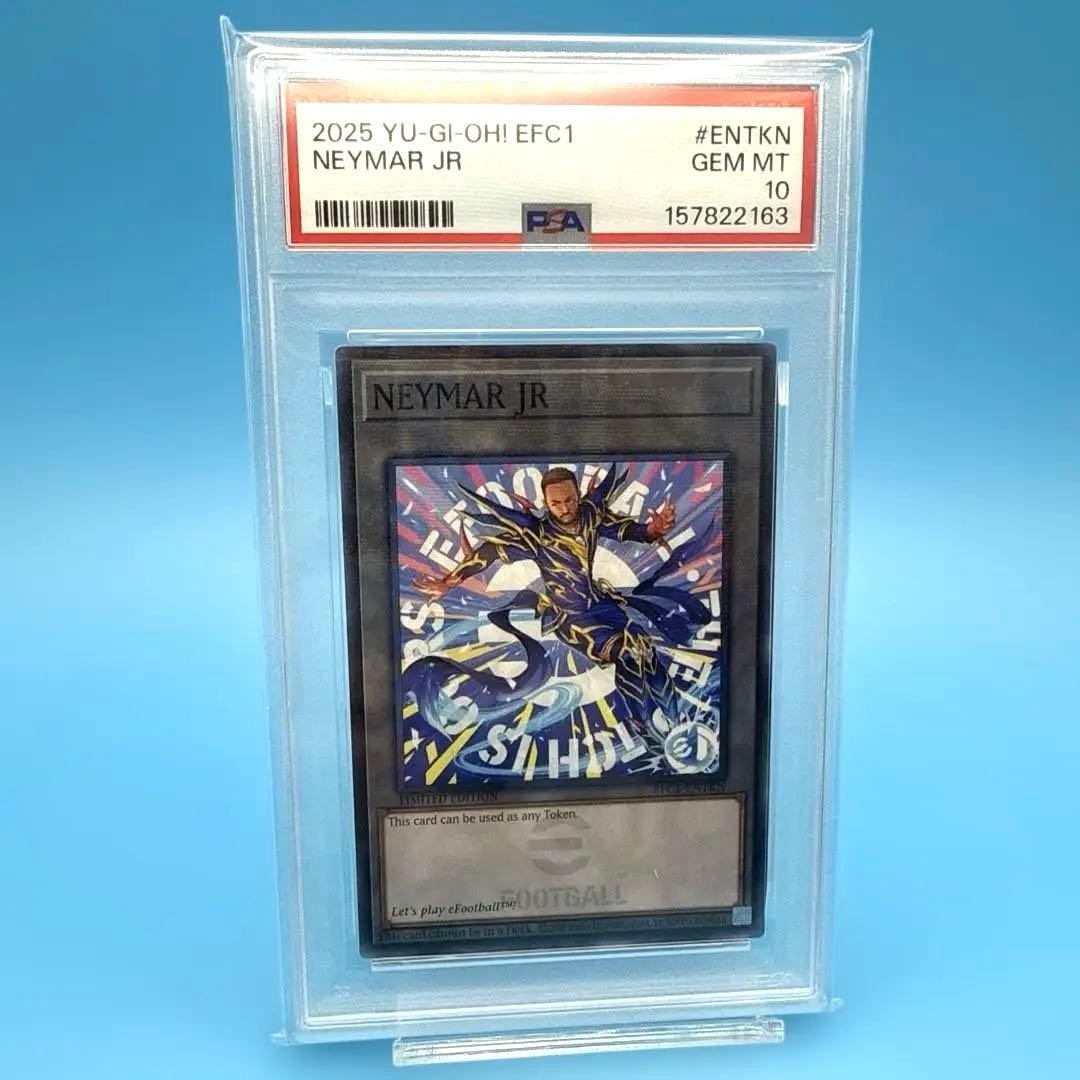 Neymar eFootball Yu-Gi-Oh PSA10 Limited Promo Card English Version