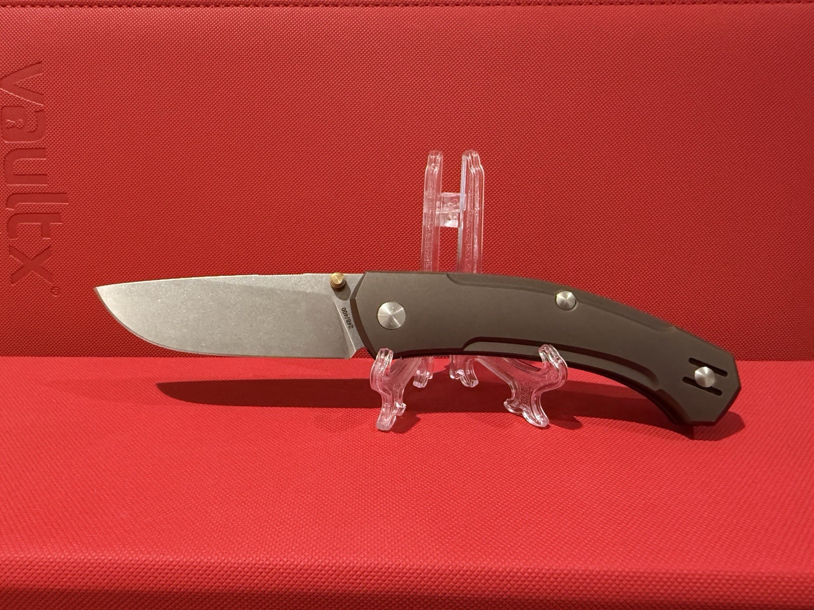 Giantmouse Ace Iona V2 CPM-Magnacut Bronze Aluminum 248/400 Gently Used