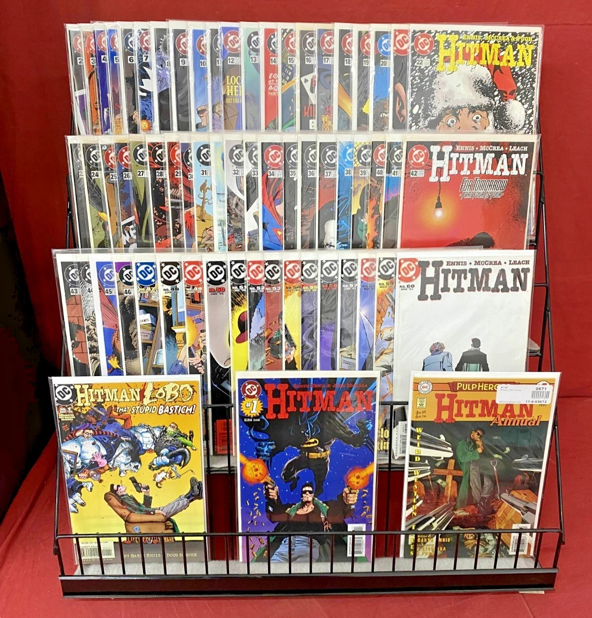 HITMAN  #1-60 COMPLETE COMIC SET + ANNUAL, LOBO, GARTH ENNIS BOYS MCCREA DC 1996