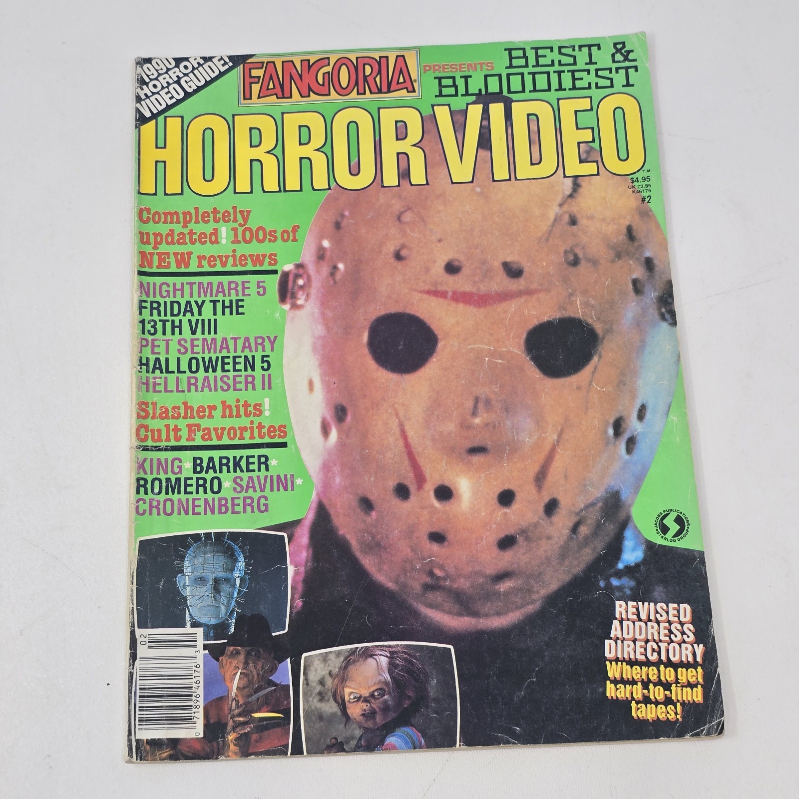 Fangoria Collector\'s Edition Horror Video Magazine 1990 Issue 2 King Romero