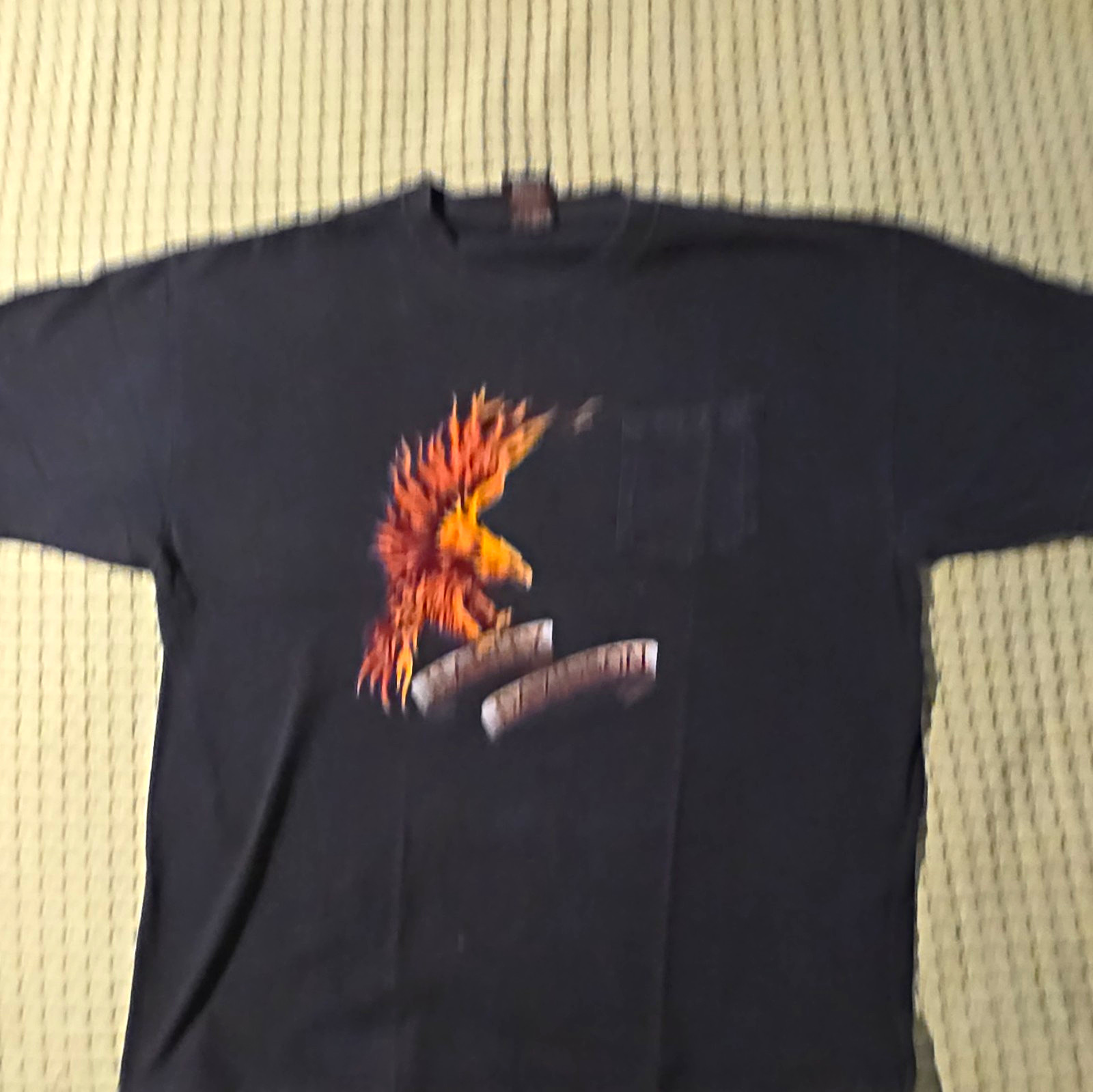 Vintage 90s/Y2K Harley Davidson High Country Eagle Tee Black R.K. Stratman XL