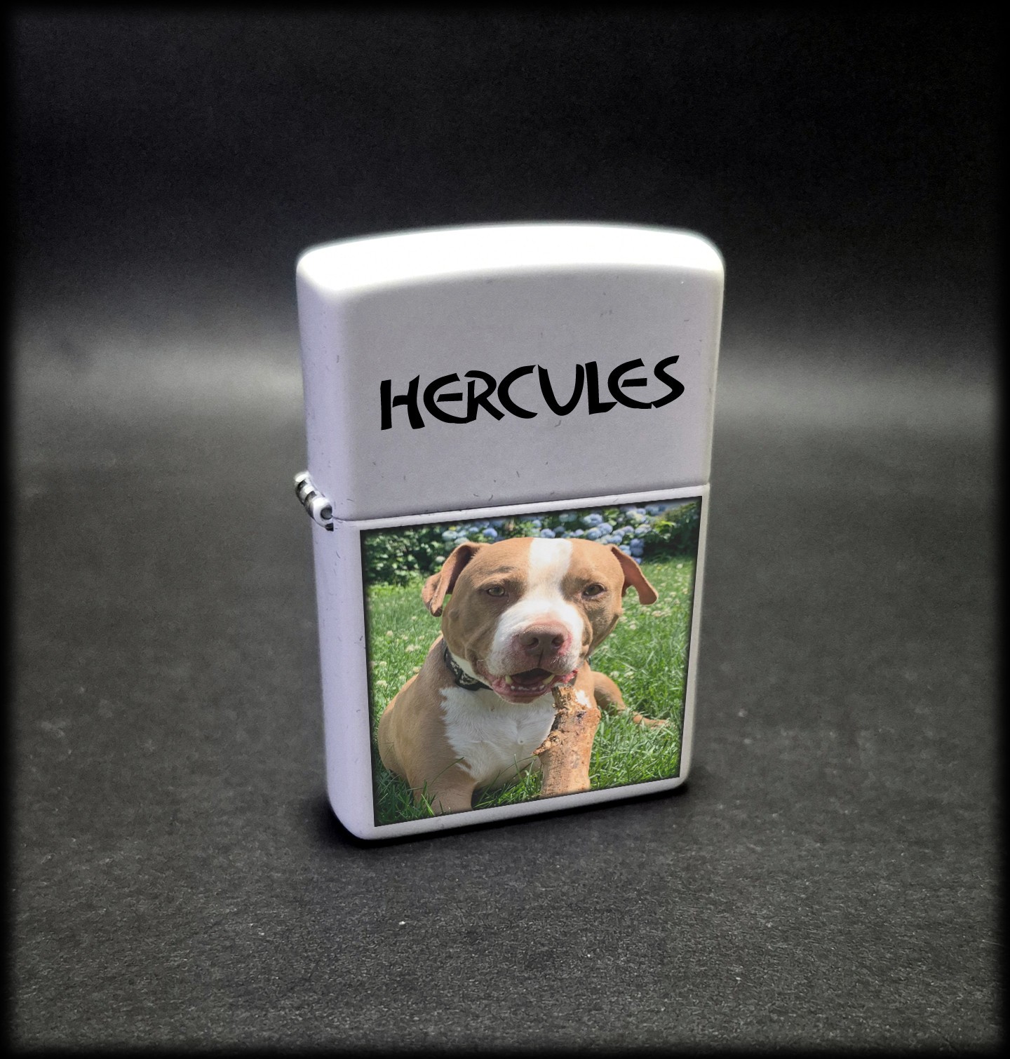 Zippo White Matte Lighter | Custom UV Printed: Personalized Photo Gift