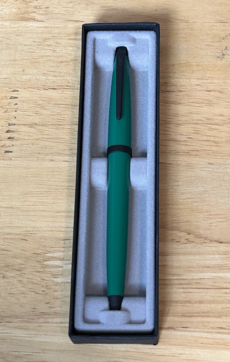 CROSS SOLO Ballpoint Pen Green Color Circa 1990\'s Retired New In Box