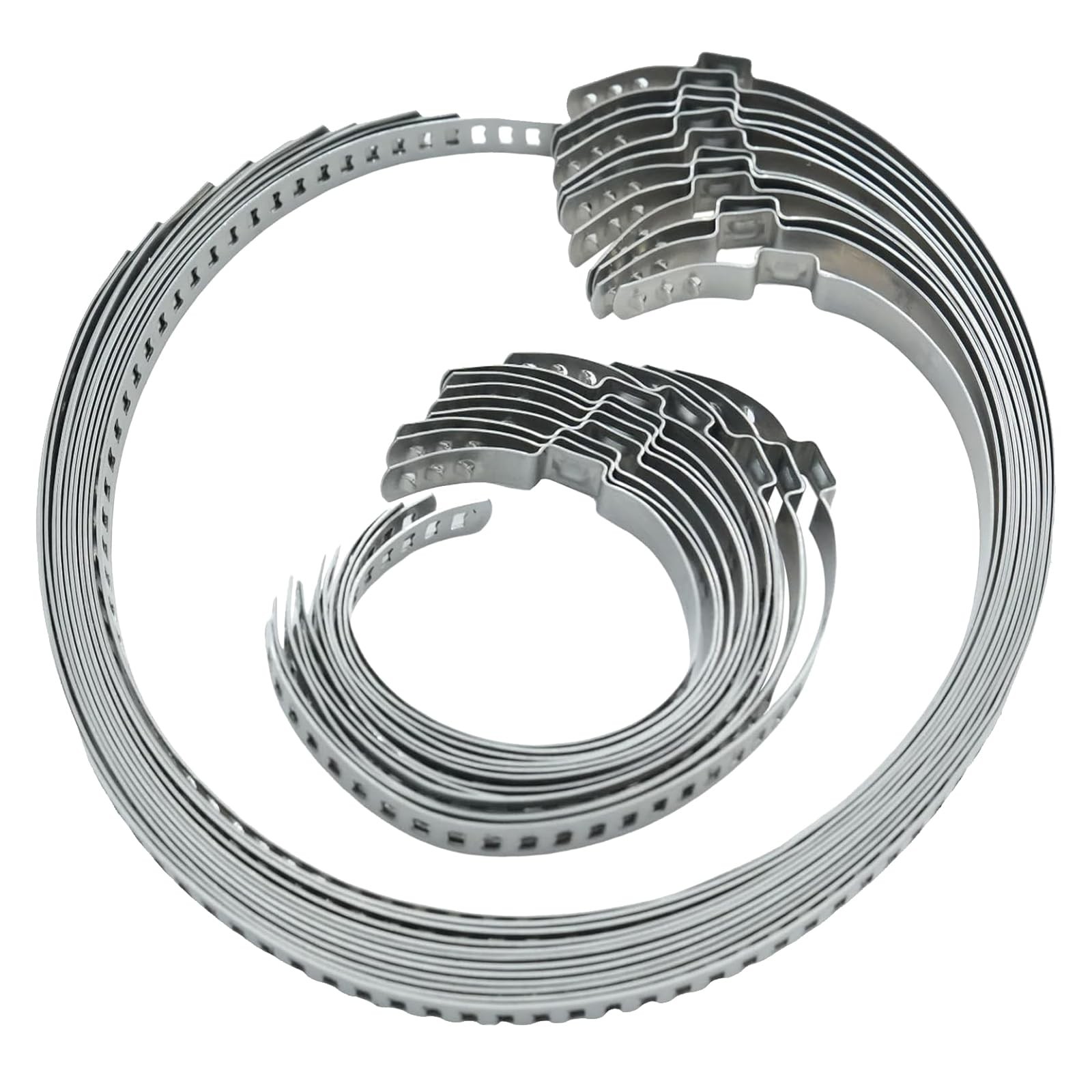 24PCS CV Boot Clamp Kit, Stainless Steel Universal Adjustable metallic