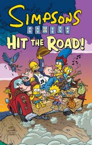 Simpsons Comics Hit the Road (Simpsons Comic Compilations) - Paperback - GOOD