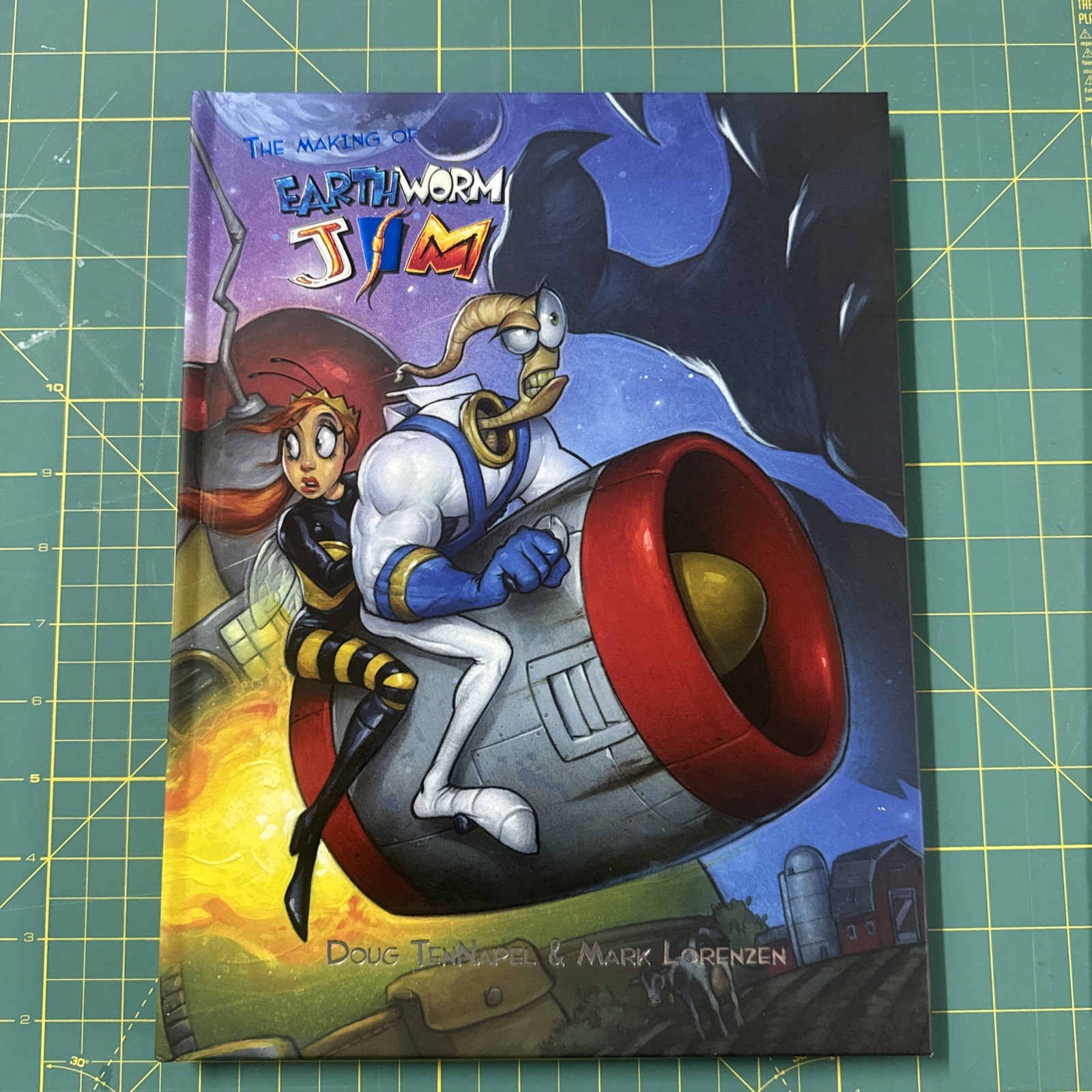 THE MAKING OF EARTHWORM JIM by Doug TenNapel HC Bigfoot Bill Finger of Poseidon