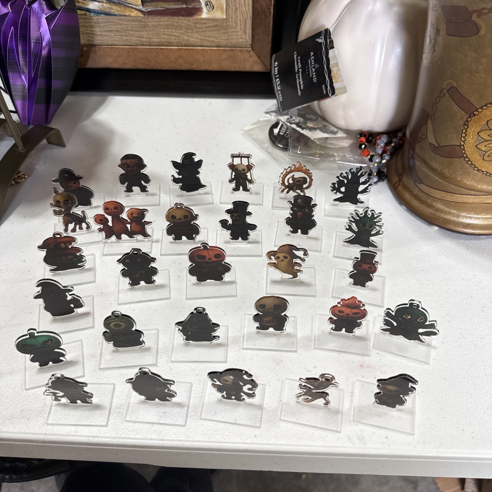 Mega Lot of 29 Chibi Horror Movie Acrylic Standees - Sam, Blade, & More