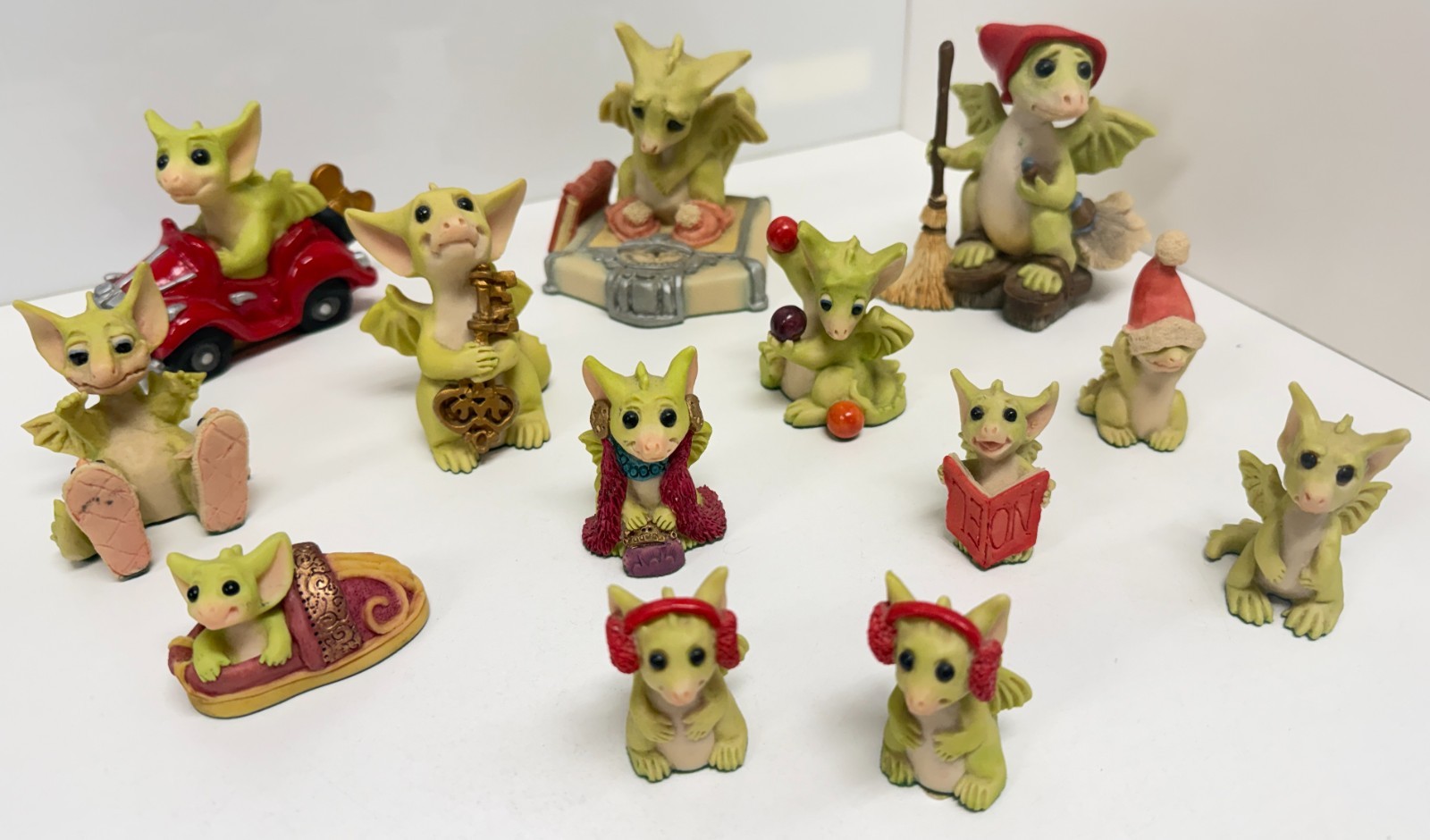 Vintage Whimsical World of Pocket Dragons Figurines Lot 13 Real Musgrave 1990s