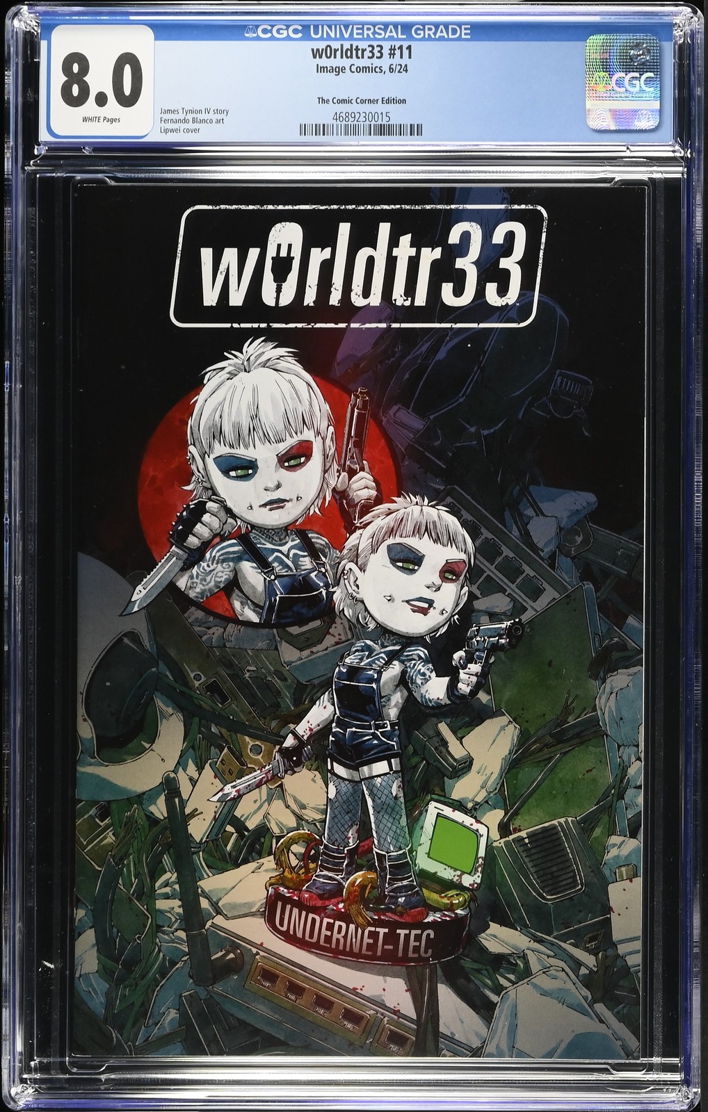 🔥 W0RLDTR33 #11 The Comic Corner Edition CGC 8.0